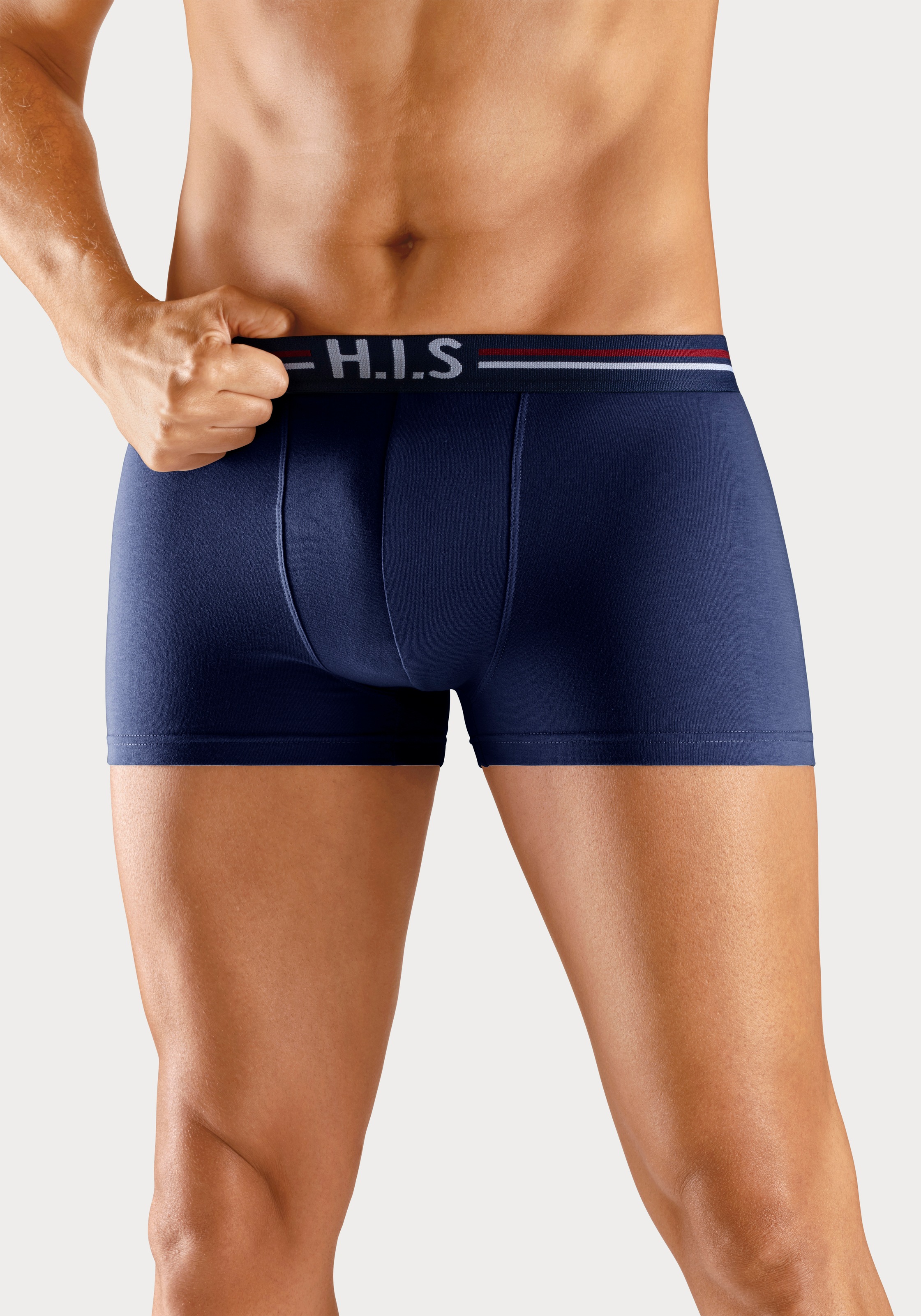 H.I.S Boxer "Boxershorts für Herren" Packung, 5 Stk. tlg., mit Streifen und günstig online kaufen