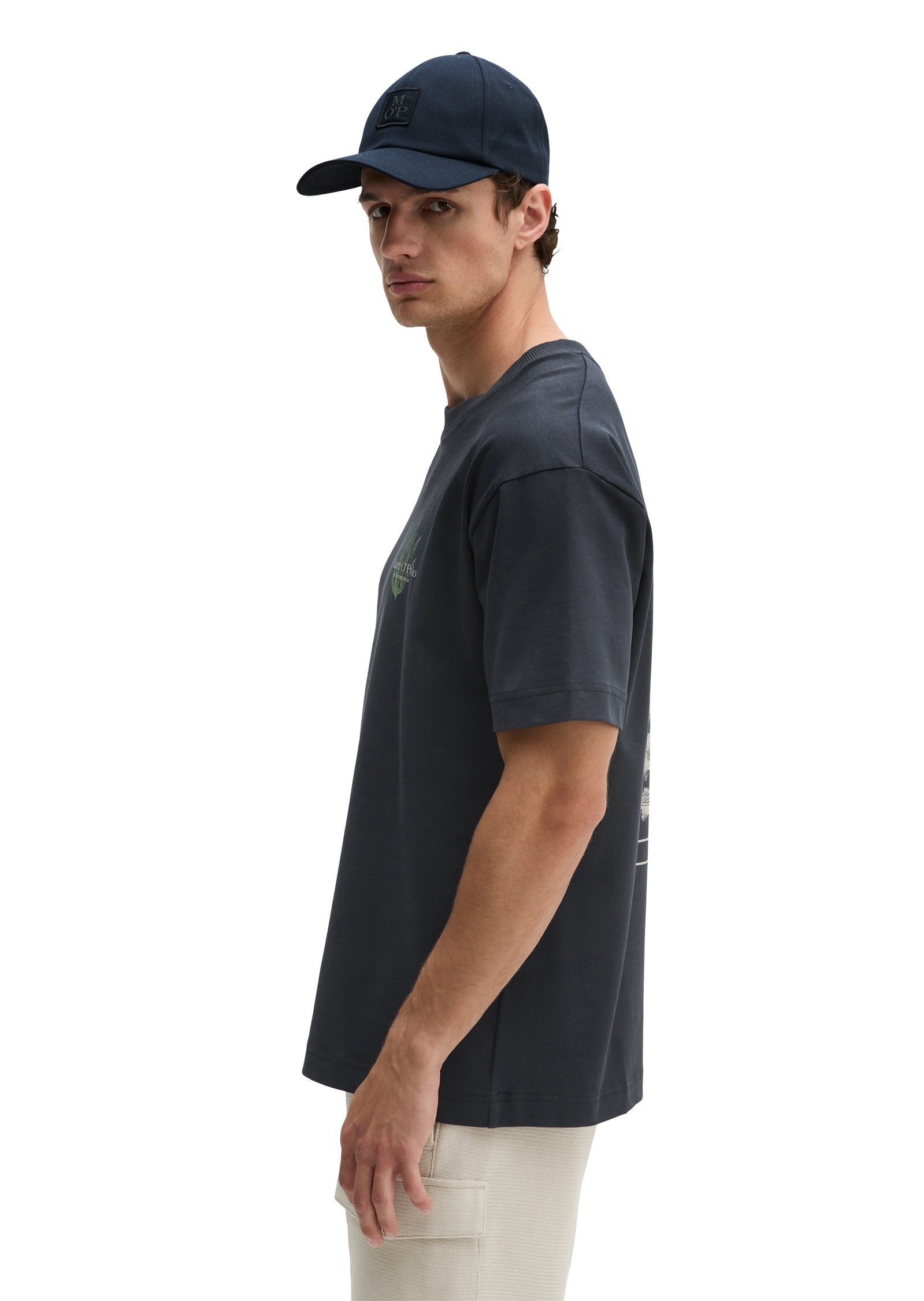 Marc O'Polo T-Shirt »mit maritimer Rückenprint«