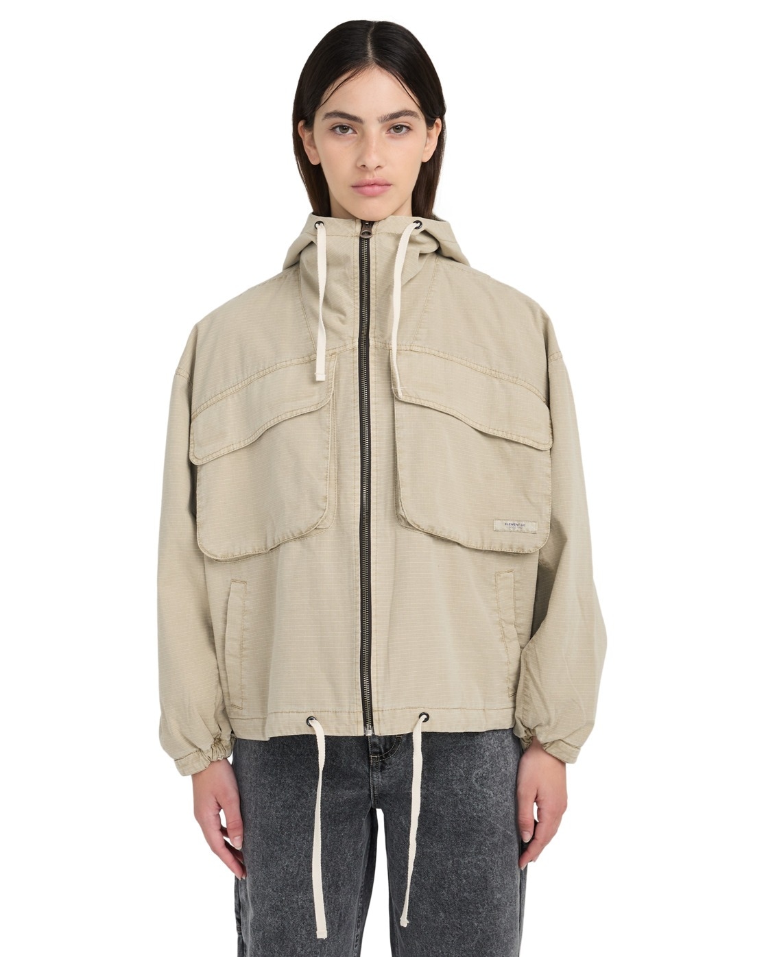 Element Funktionsparka "Ripstop" mit Kapuze günstig online kaufen