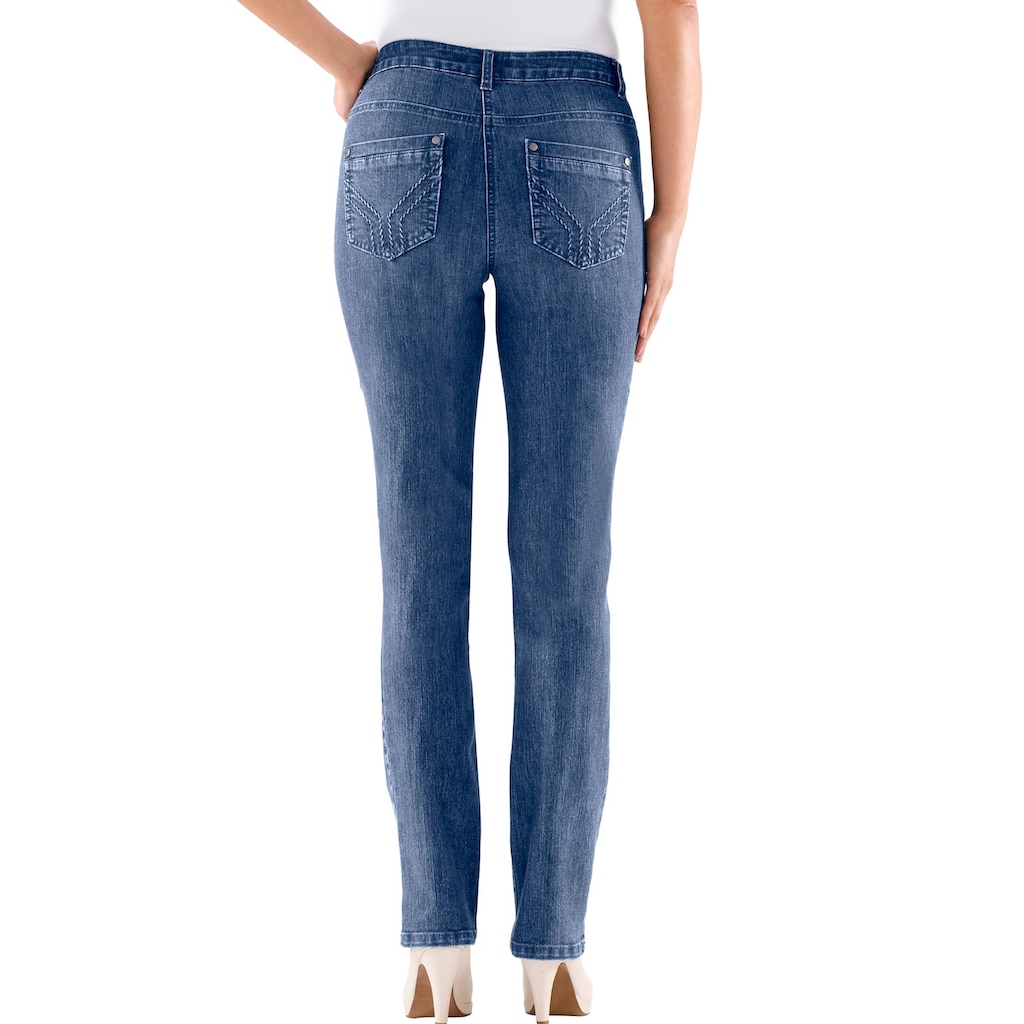 Casual Looks Gerade Jeans, (1 tlg.)