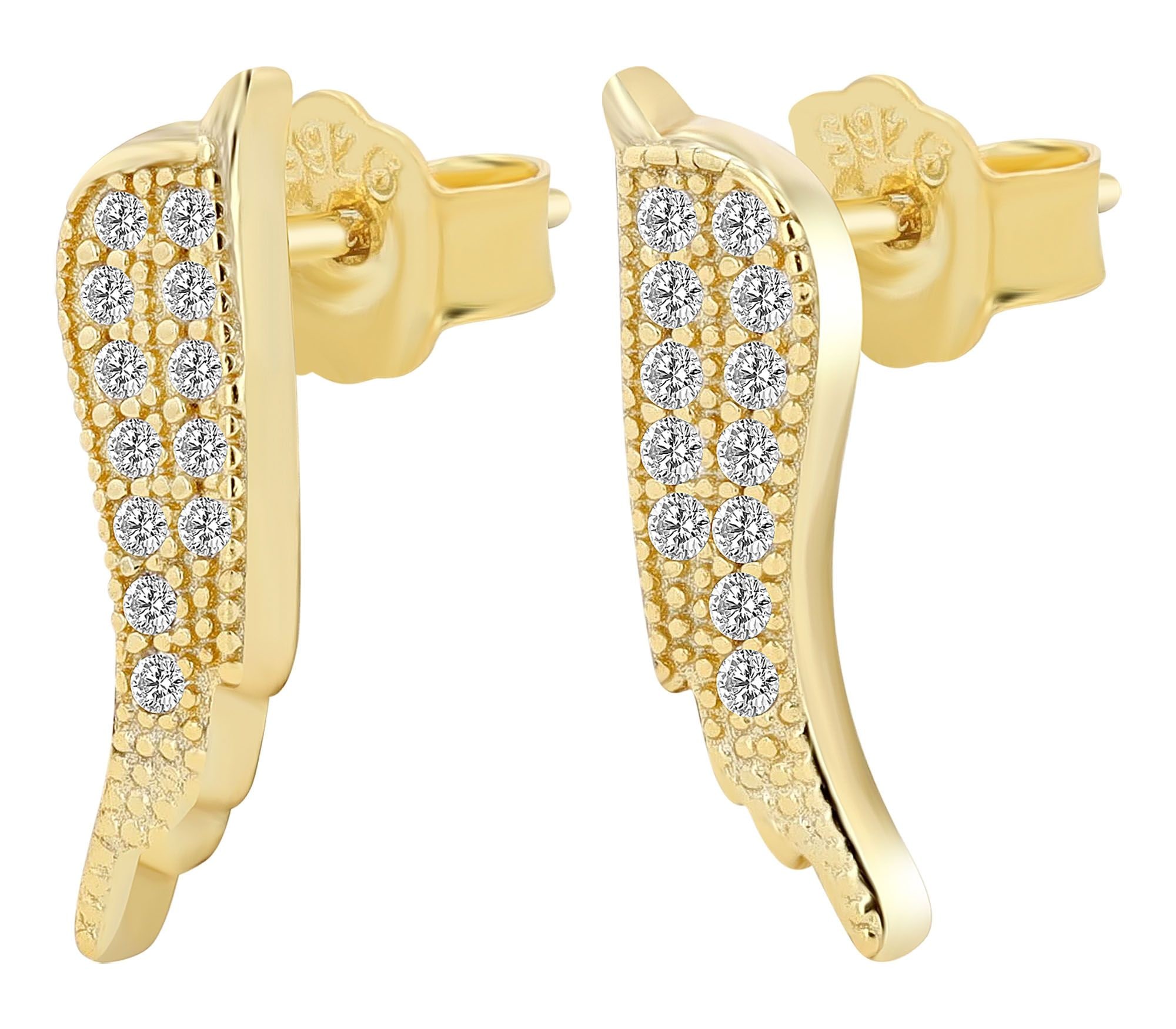 Adelia´s Paar Ohrhänger "Damen Ohrringe – Ohrstecker Flügel aus 925 Silber" günstig online kaufen