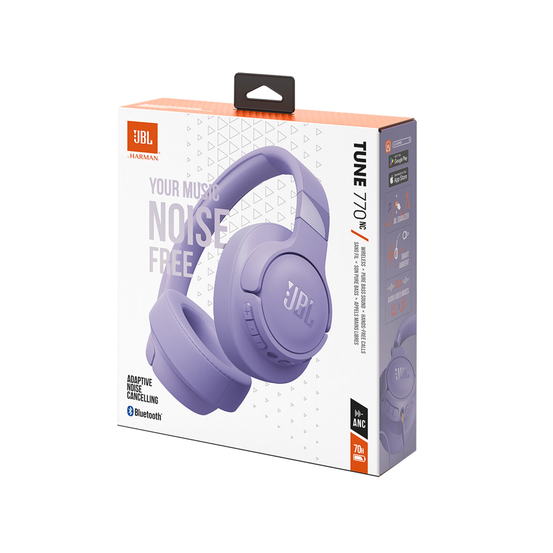 JBL Over-Ear-Kopfhörer »Tune 770NC«, A2DP Bluetooth, Adaptive Noise-Cancelling