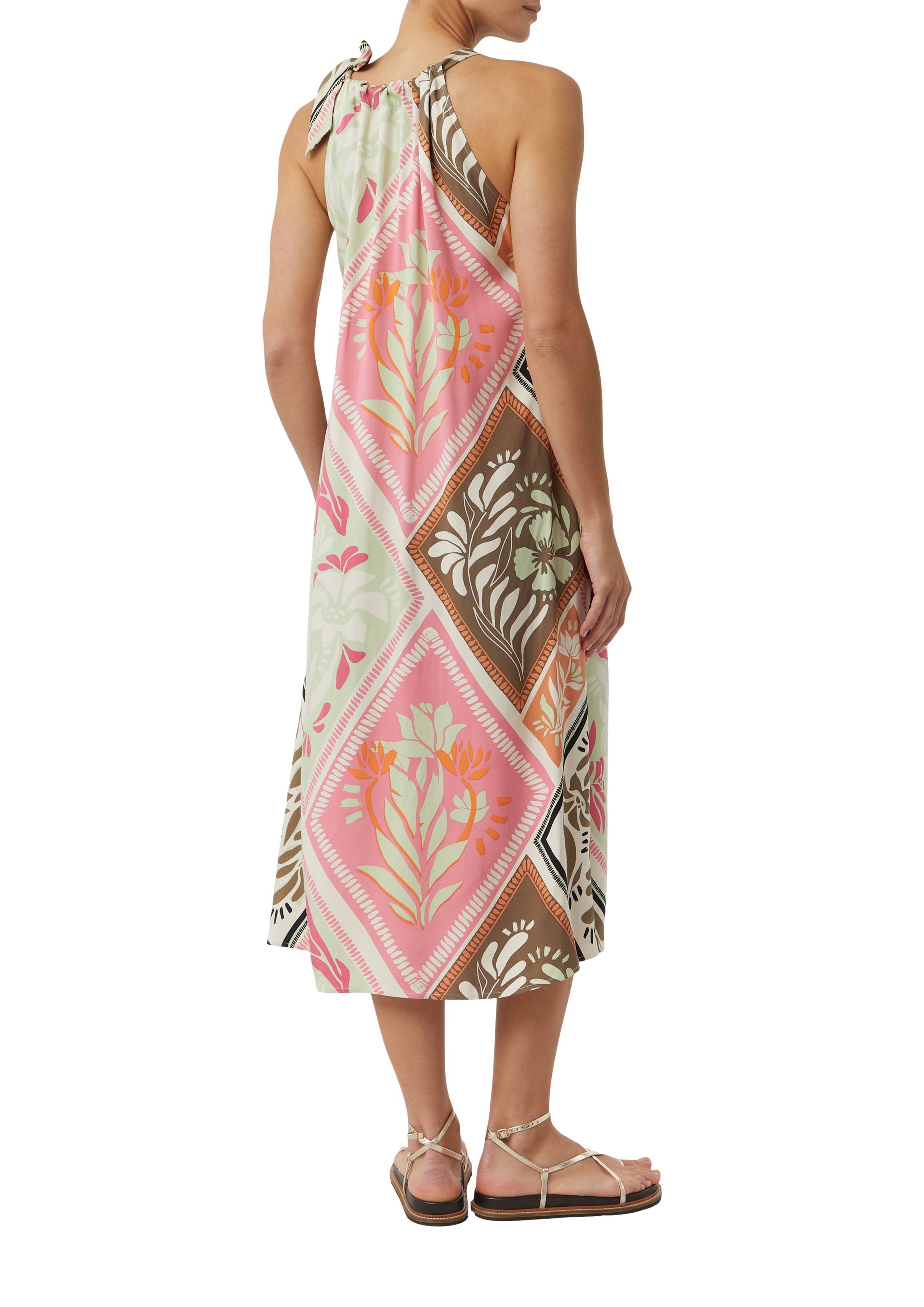 Comma Trägerkleid Ohne Taschen mit floralem Muster günstig online kaufen