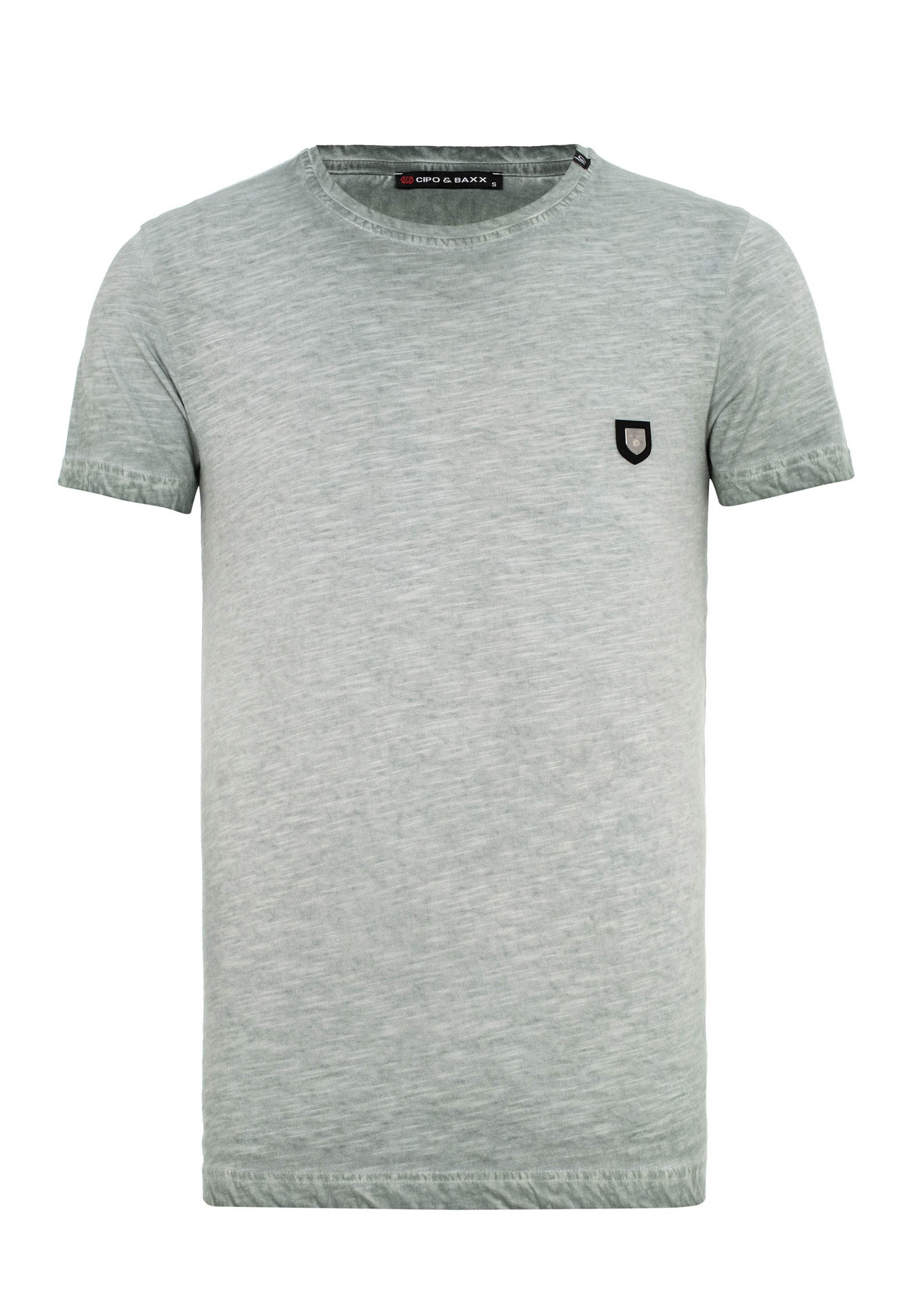 Cipo & Baxx T-Shirt "T-Shirt", mit kleinem Logo-Patch günstig online kaufen