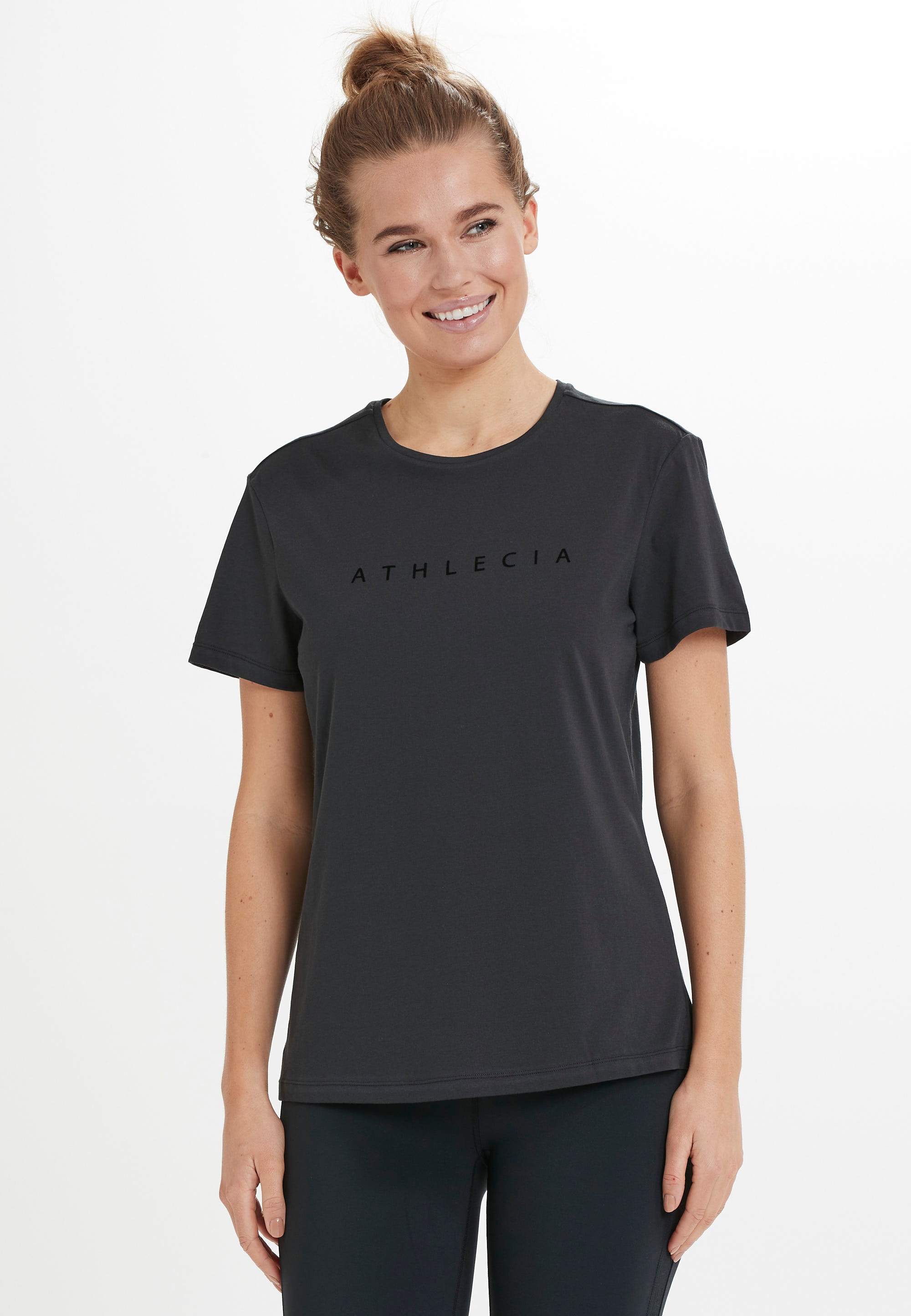 ATHLECIA Funktionsshirt "KATTY W Slub Tee" 1 Stk. tlg. aus Baumwolle und Re günstig online kaufen
