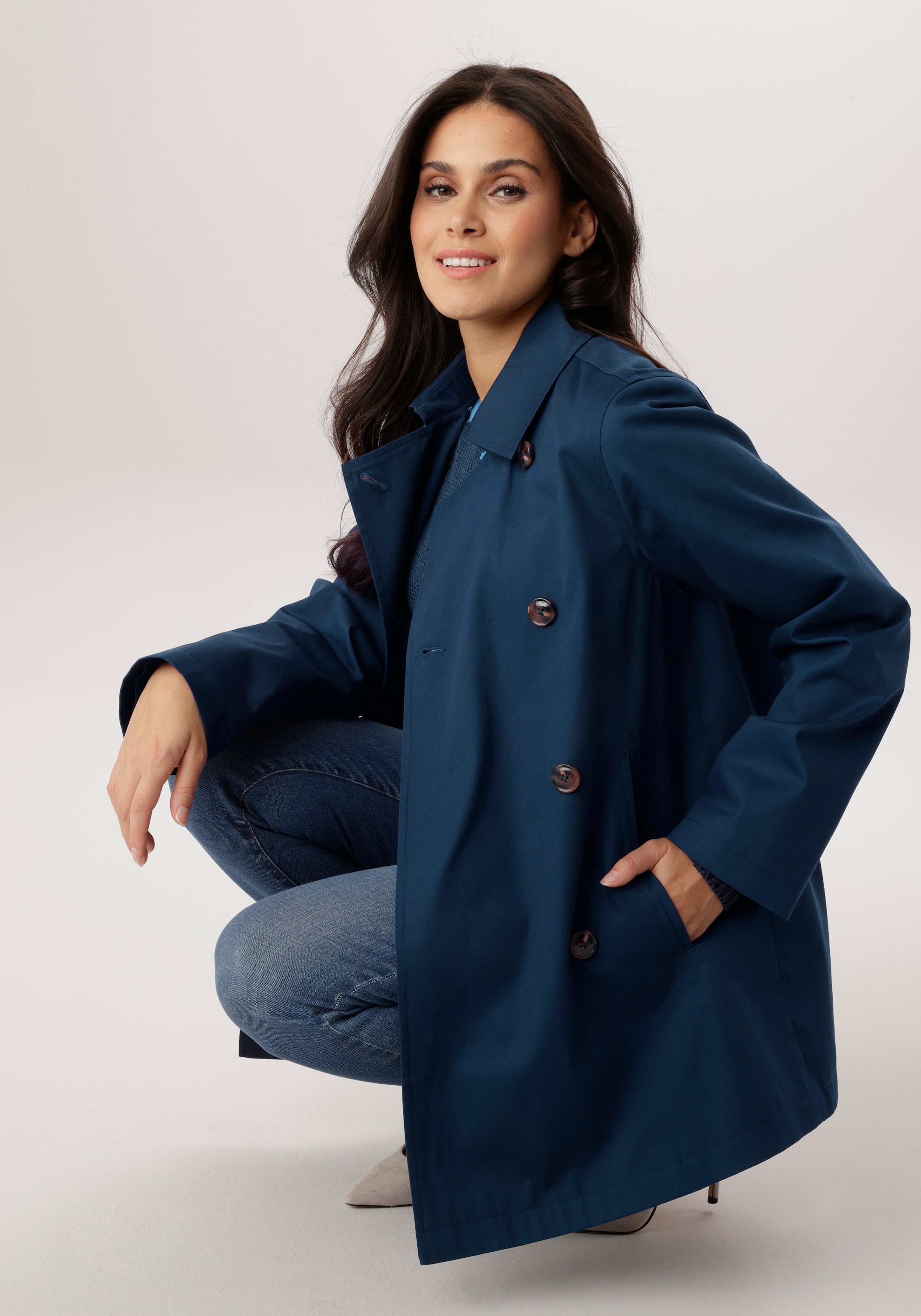 Aniston SELECTED Cabanjacke ohne Kapuze mit zwei Eingriffstaschen - NEUE KOLLEKTION