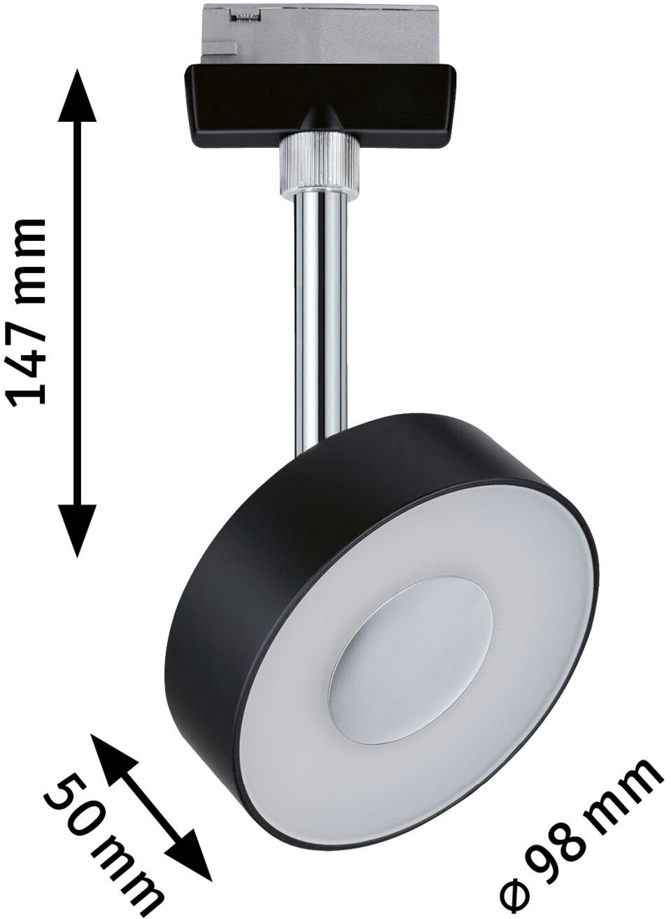 Paulmann Schienensystem-Leuchten »URail Spot Circle 2-Step-White 5W 230V«