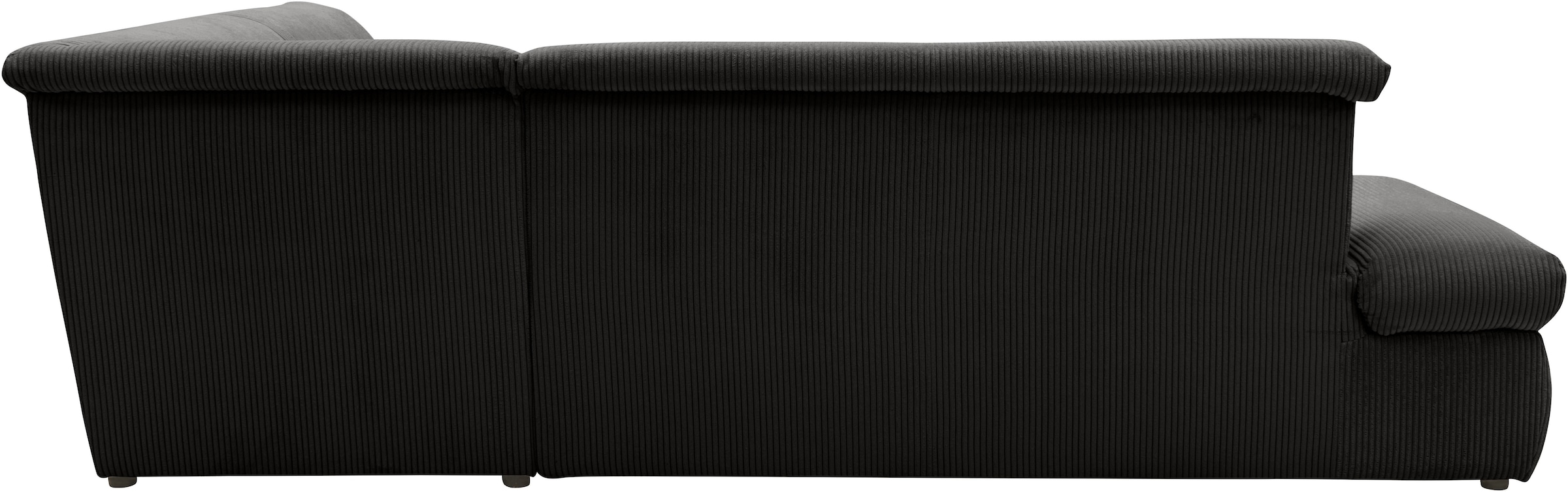 DOMO collection Ecksofa »Moric L-Form«, wahlweise mit Bettfunktion und Armlehnenverstellung, auch in Cord