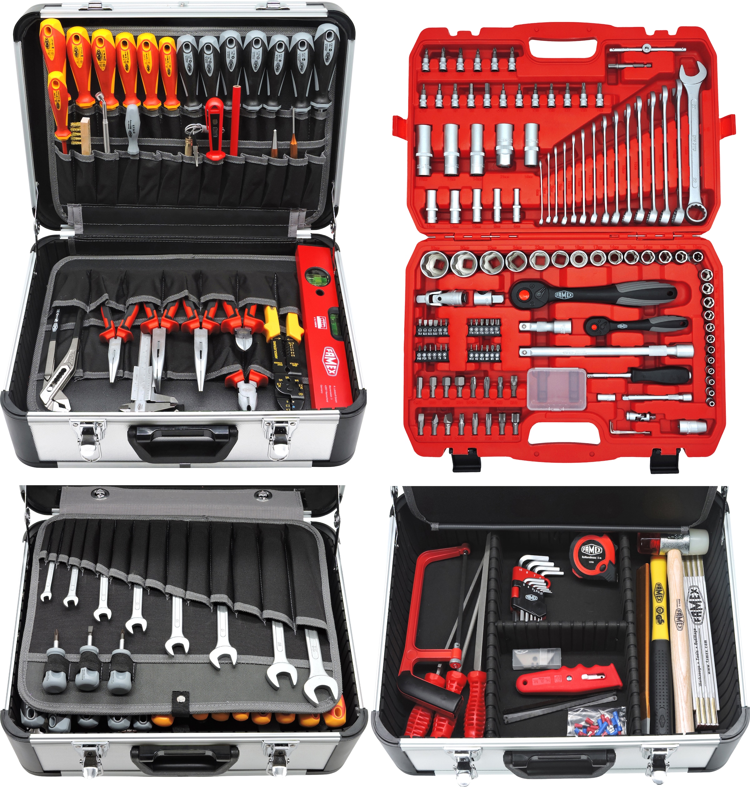 Werkzeugset »419-43 Werkzeugkoffer PROFESSIONAL«, (275 tlg.), Mechaniker, mit...