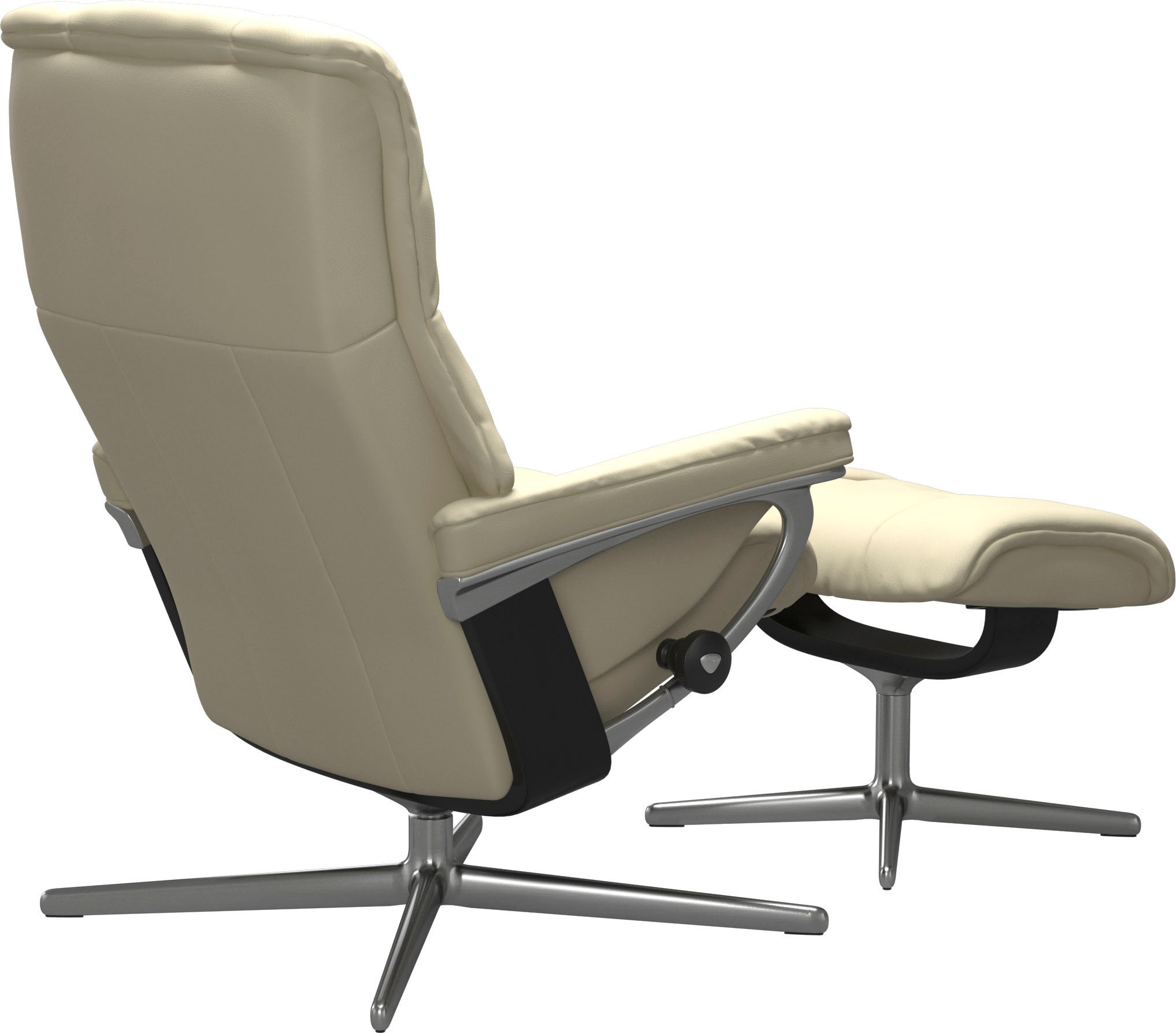 Stressless® Fußhocker »Mayfair«, mit Cross Base, Größe S, M & L, Holzakzent Schwarz