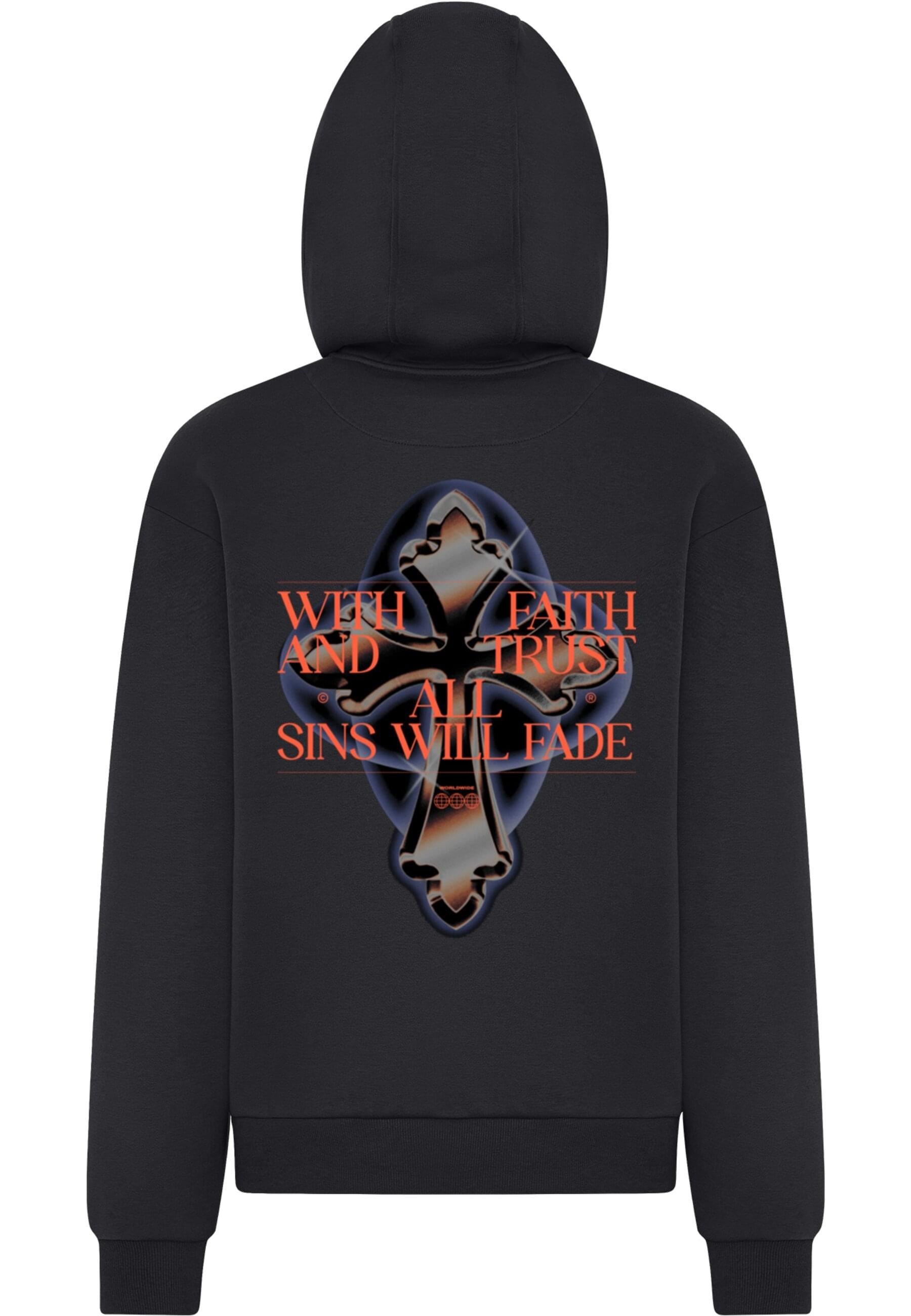 MisterTee Kapuzensweatshirt »MisterTee Faith And Trust Fluffy Hoody«, 1 Stk.
