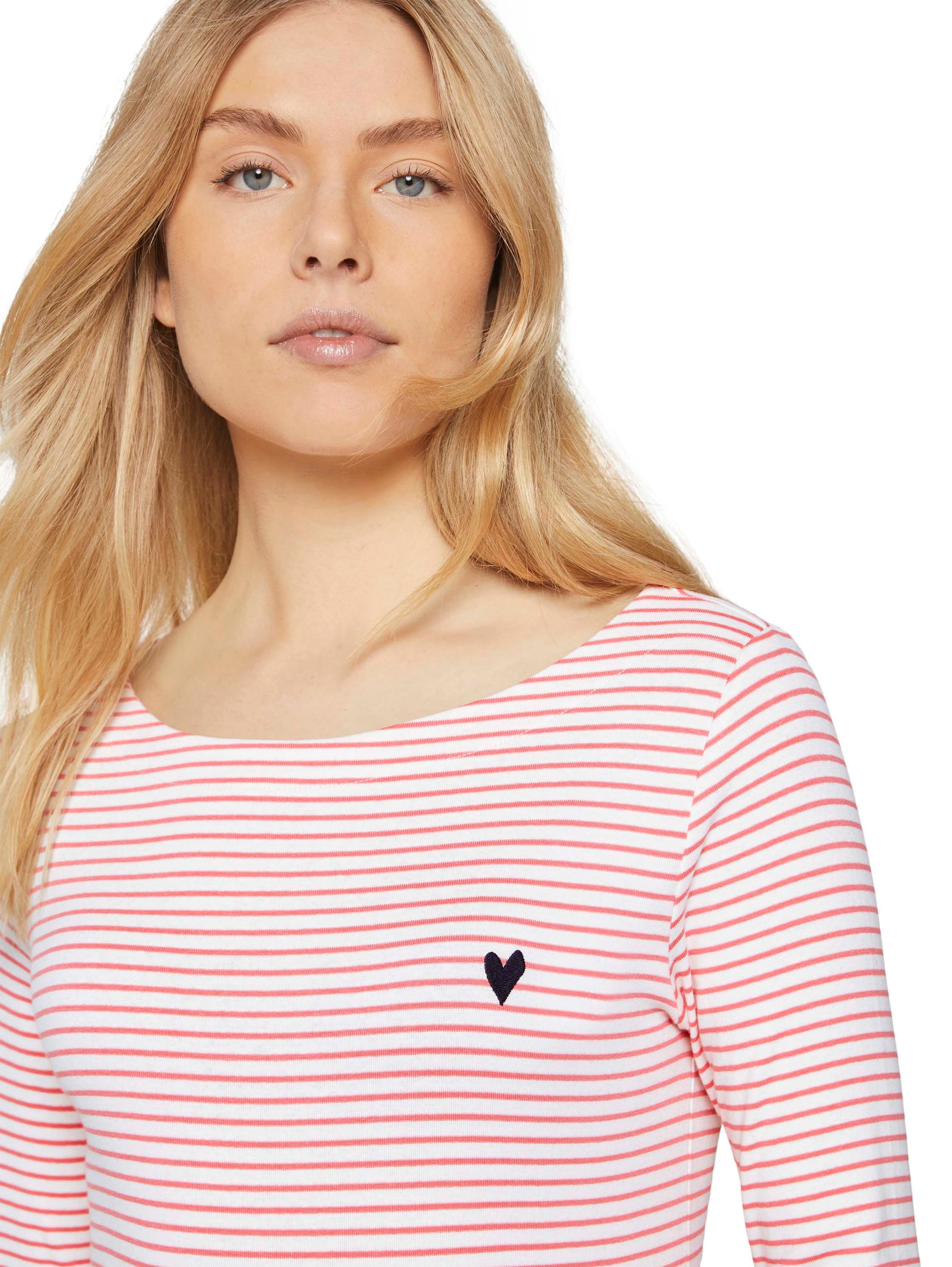 TOM TAILOR 3/4-Arm-Shirt, mit Streifenmuster