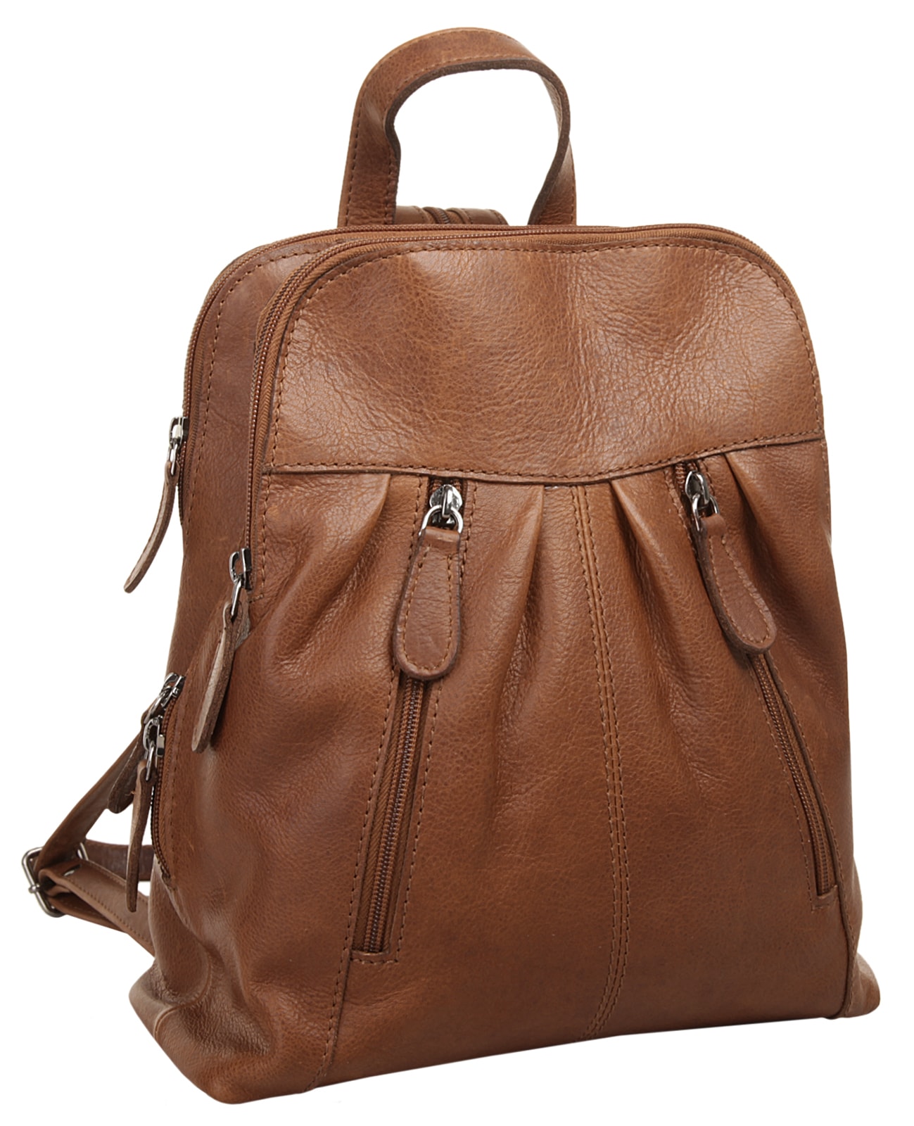 Cluty Cityrucksack, echt Leder