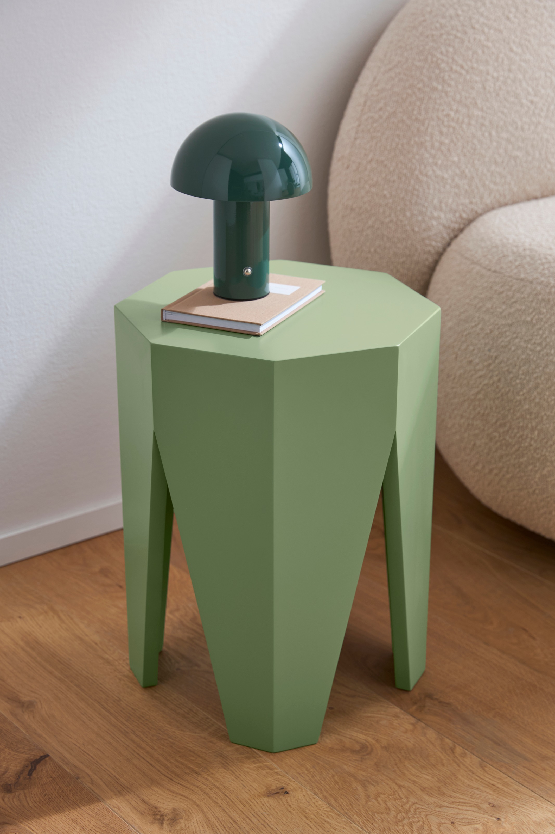 s.Oliver Beistelltisch »Högsby« aus lackiertem MDF in salbeigrün, Breite 35, Höhe 45 cm