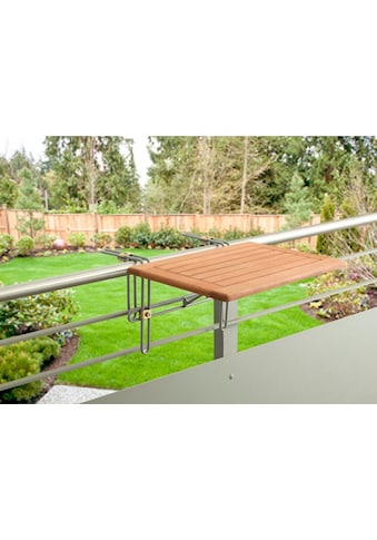 MERXX Balkonhängetisch »Holz«, für den Balkon geeignet, 60x40 cm kaufen