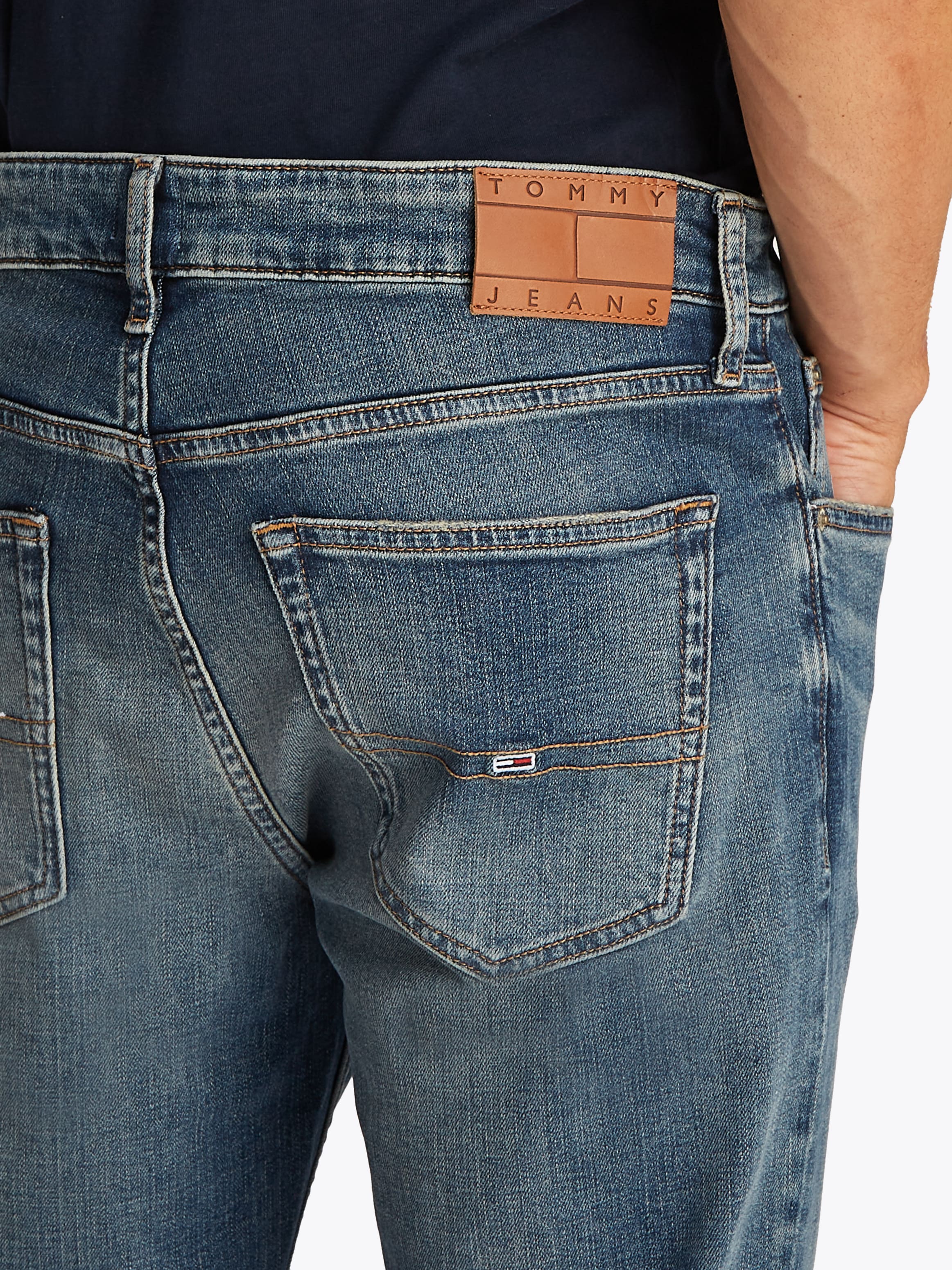 Tommy Jeans Slim-fit-Jeans "Austin Slim Tapered", Mit Gürtelschlaufen günstig online kaufen