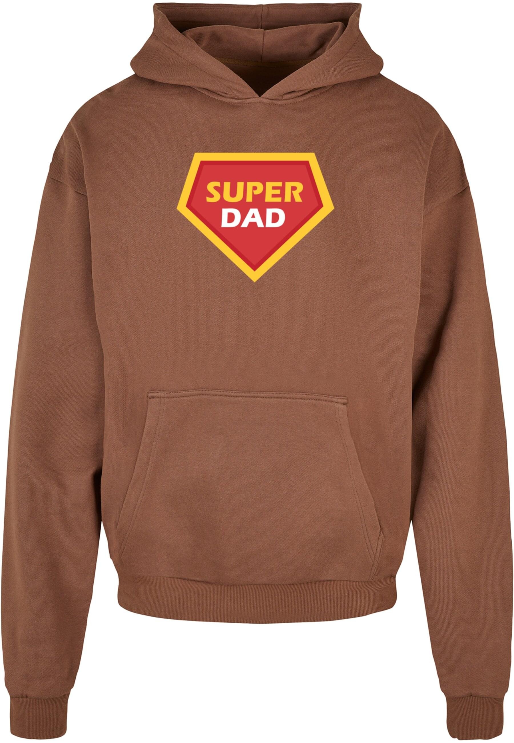 Merchcode Kapuzensweatshirt "Merchcode Herren Fathers Day - Super dad Ultra Heavy Hoody"