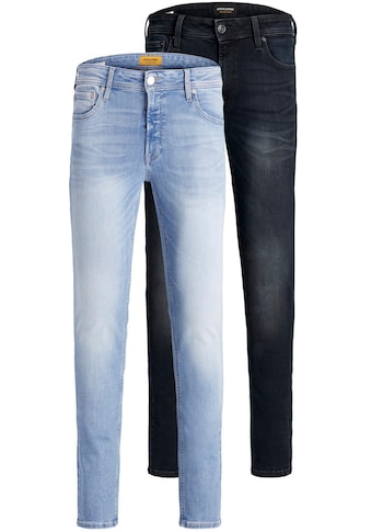 Jack & Jones Skinny-fit-Jeans »LIAM ORIGINAL«, (Packung, 2 tlg., 2er-Pack), 2er Packung kaufen