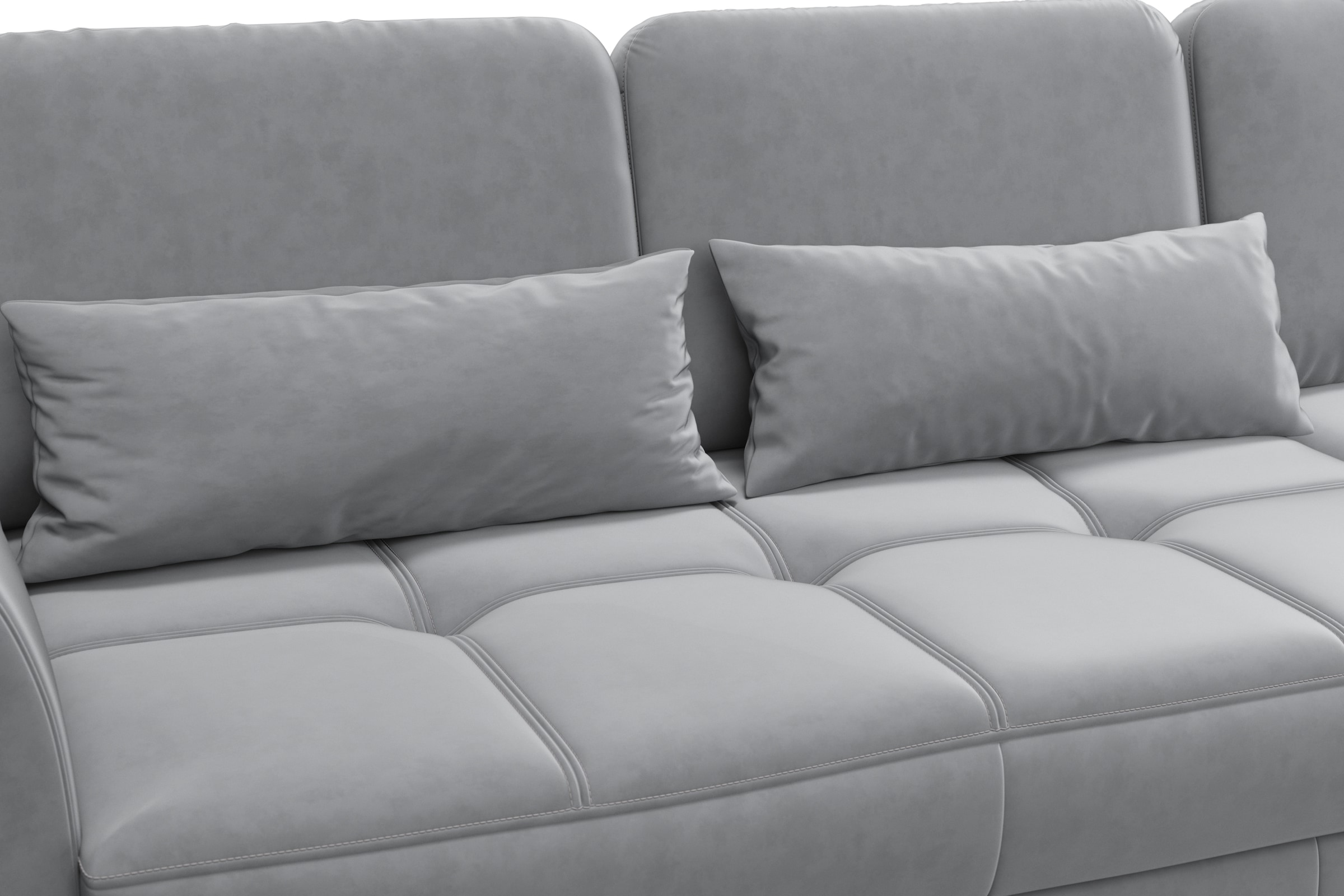 sit&more Ecksofa »Bendigo L-Form« inklusive Sitztiefenverstellung, Bodenfreiheit 15 cm, 2 Fußfarben