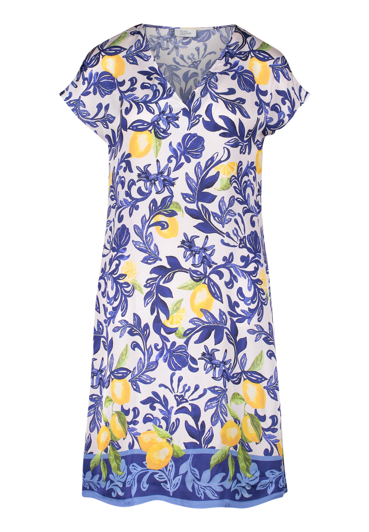 Vera Mont Sommerkleid »Vera Mont Sommerkleid mit überschnittenen Ärmeln«, Bordüre