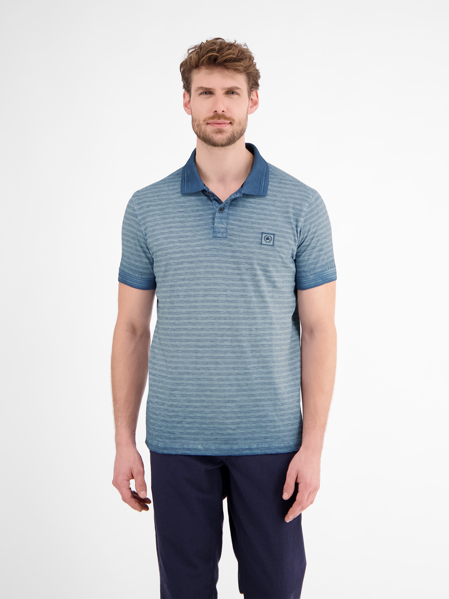 LERROS Poloshirt, mit Logo Stickerei günstig online kaufen