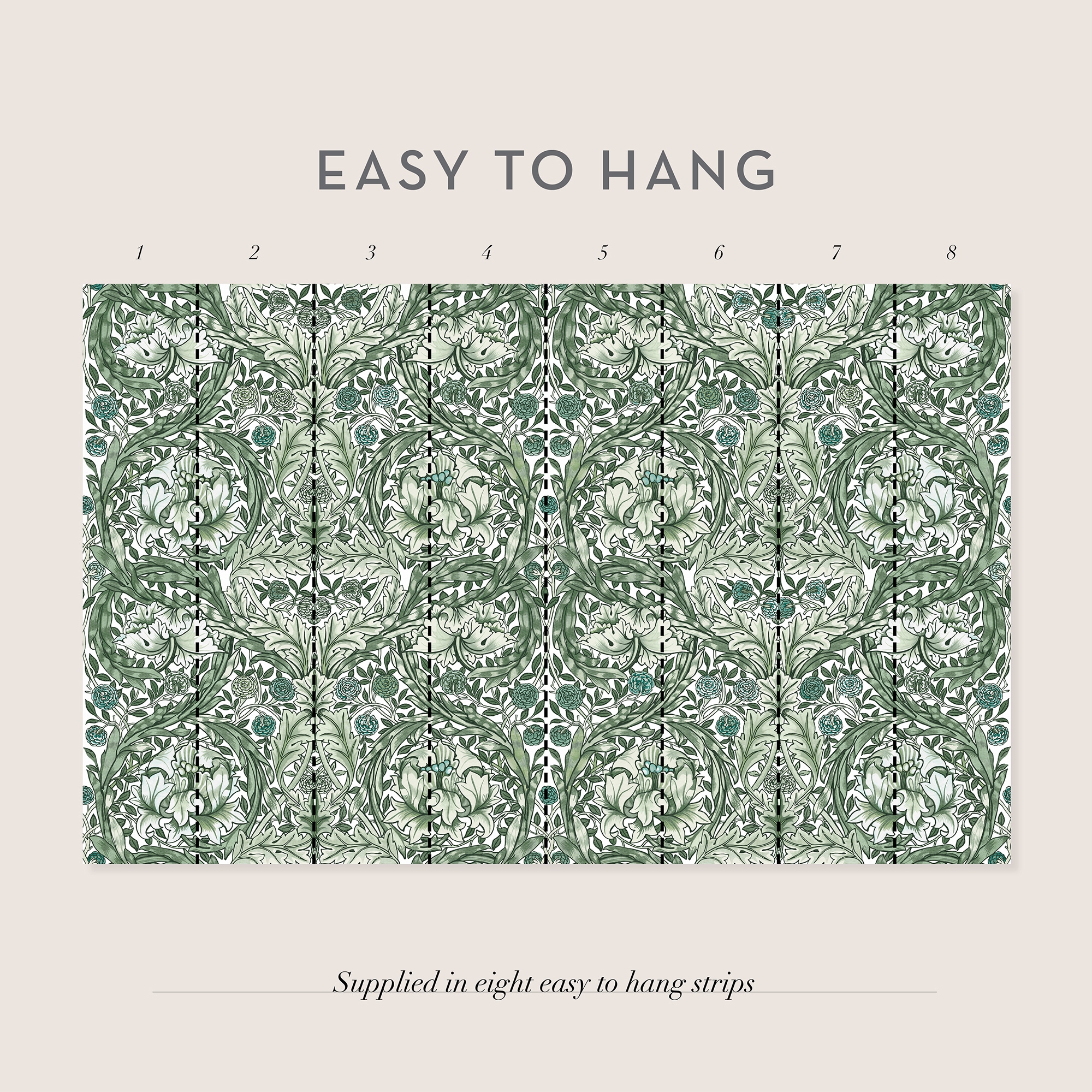 WILLIAM MORRIS AT HOME Vliestapete »African Marigold« Retro glatt 10mx52cm (ca. 5m2)