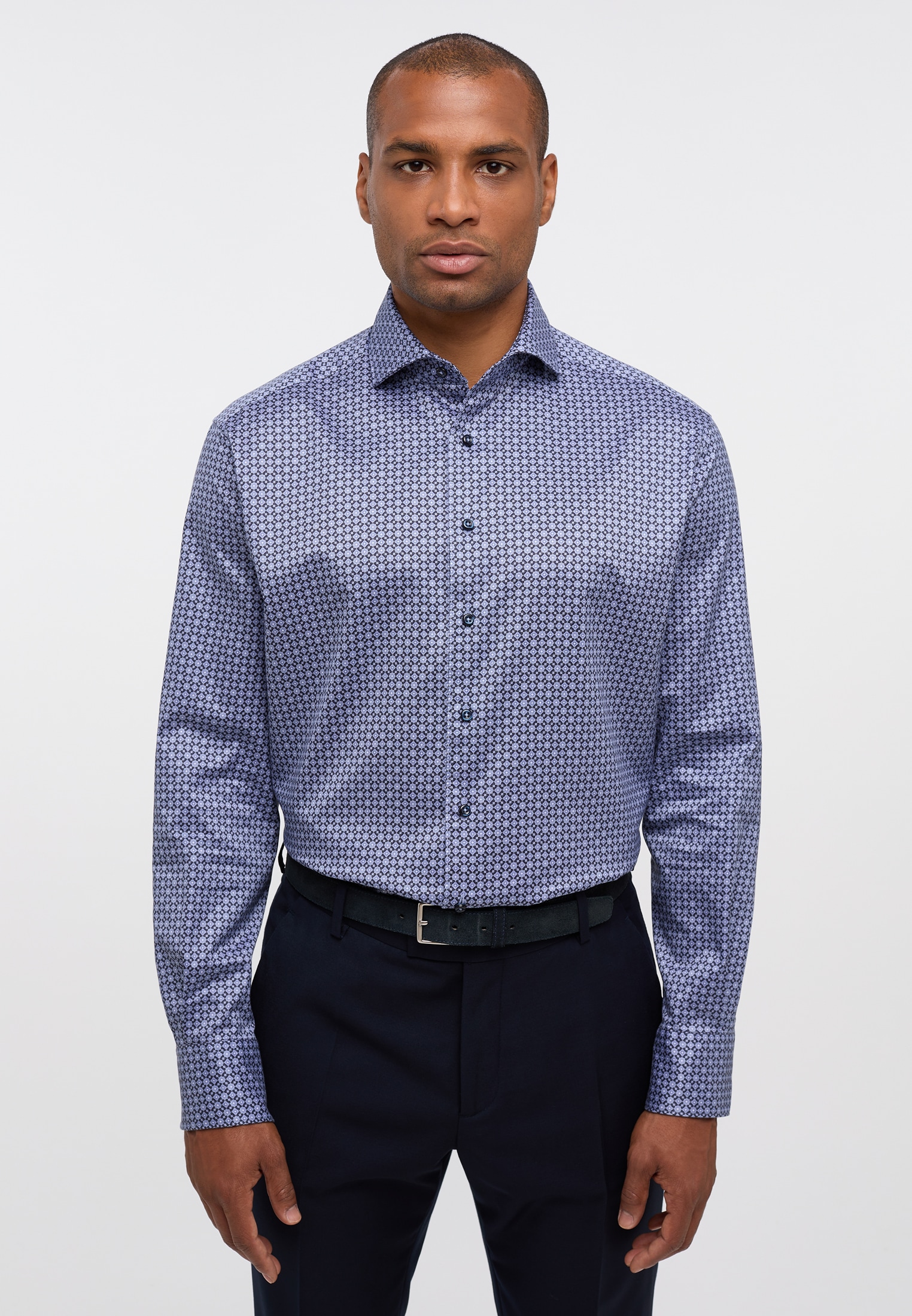 Eterna Langarmhemd "MODERN FIT" EASY IRON (bügelleicht) günstig online kaufen