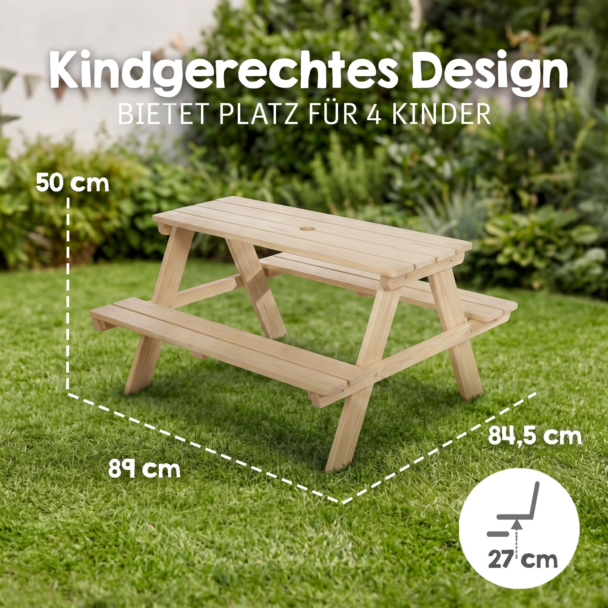 roba® Garten-Kindersitzgruppe »Outdoor+, natur«