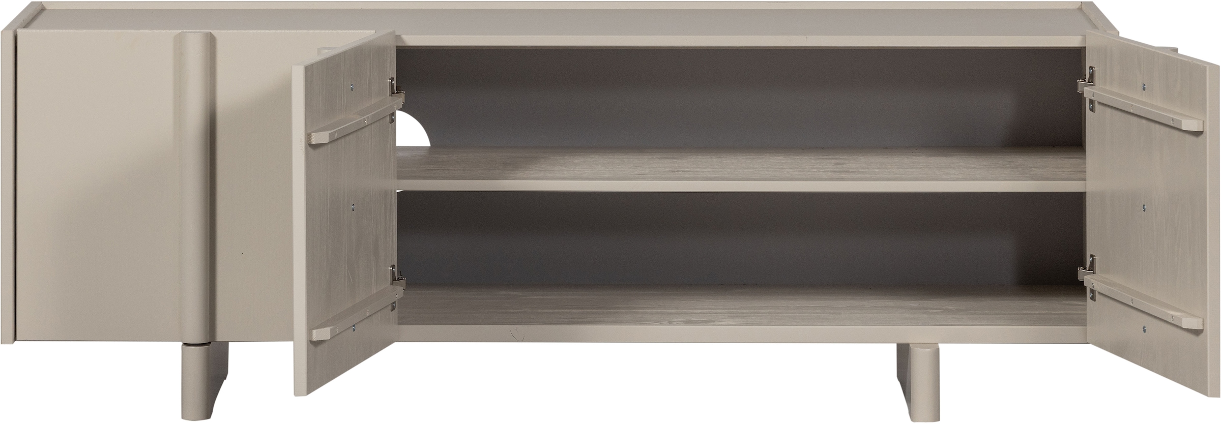 WOOOD Lowboard »WOOOD BASU TV MEUBEL 152 CM« Basu-Kollektion von WOOOD mit skandinavischem Design und FSC®