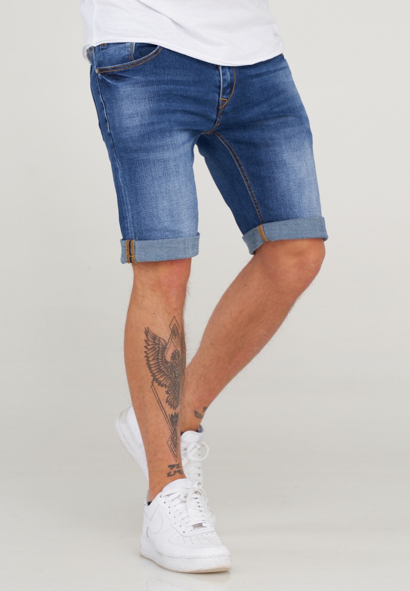 behype Shorts "LEOX-537", im angesagten 5-Pocket-Stil günstig online kaufen