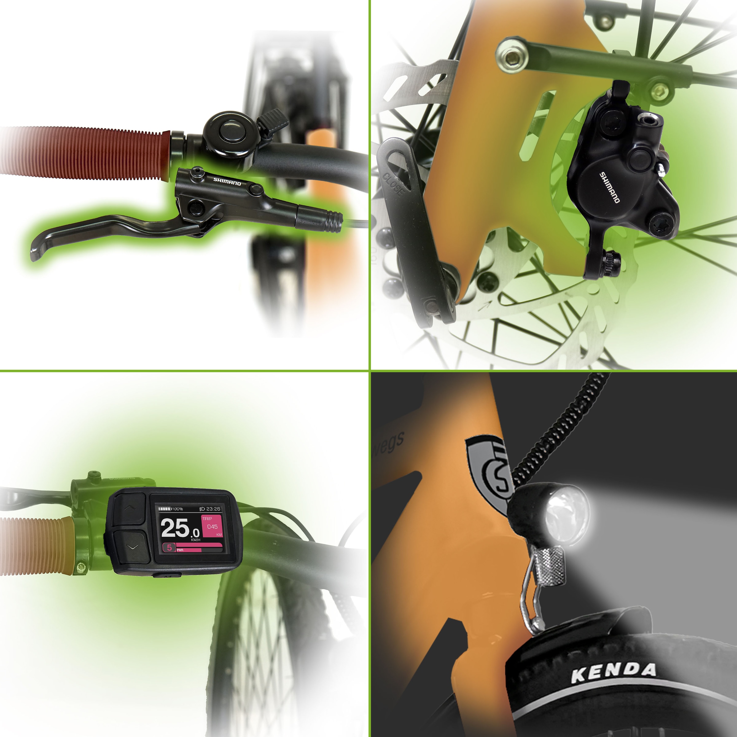SachsenRad E-Bike »C3T«, 1 Gang, Shimano, keine, Heckmotor 250 W