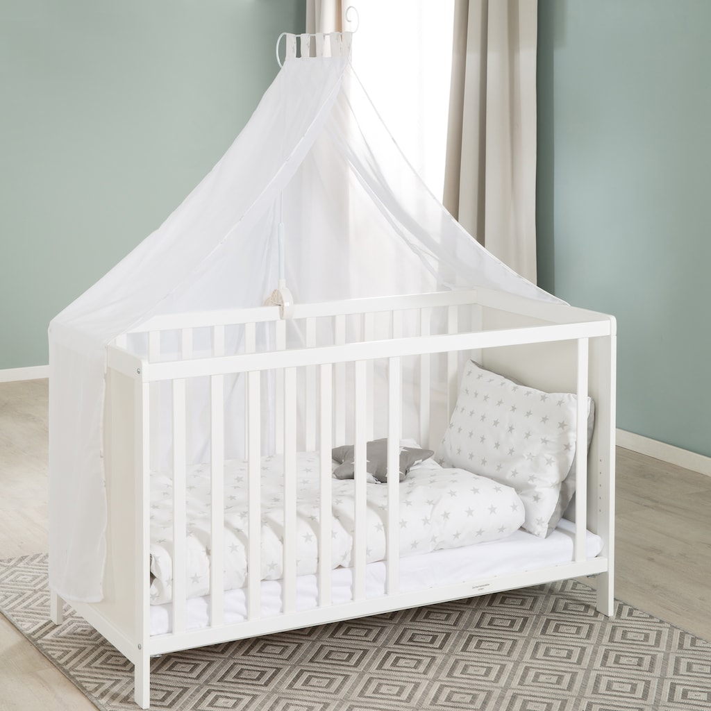 roba® Babybett »Multifunktionsbett mit Beistellfunktion«, (7 tlg.)