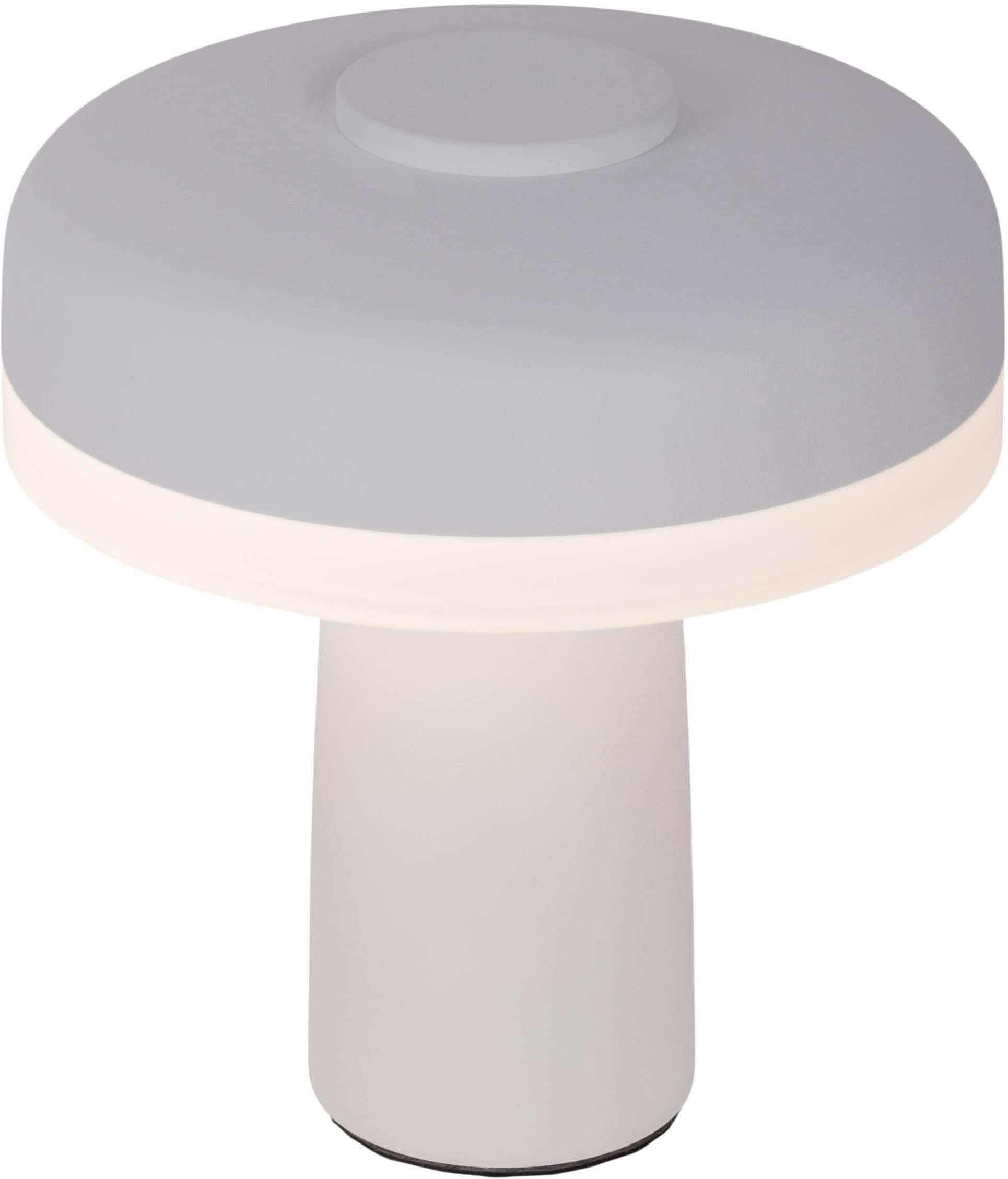 näve LED Tischleuchte »Pilu«, 1 flammig, Leuchtmittel LED-Modul | LED wechselbar, Akku, inkl. USB-Kabel 80cm, stufenweise dimmbar per Berührungssensor