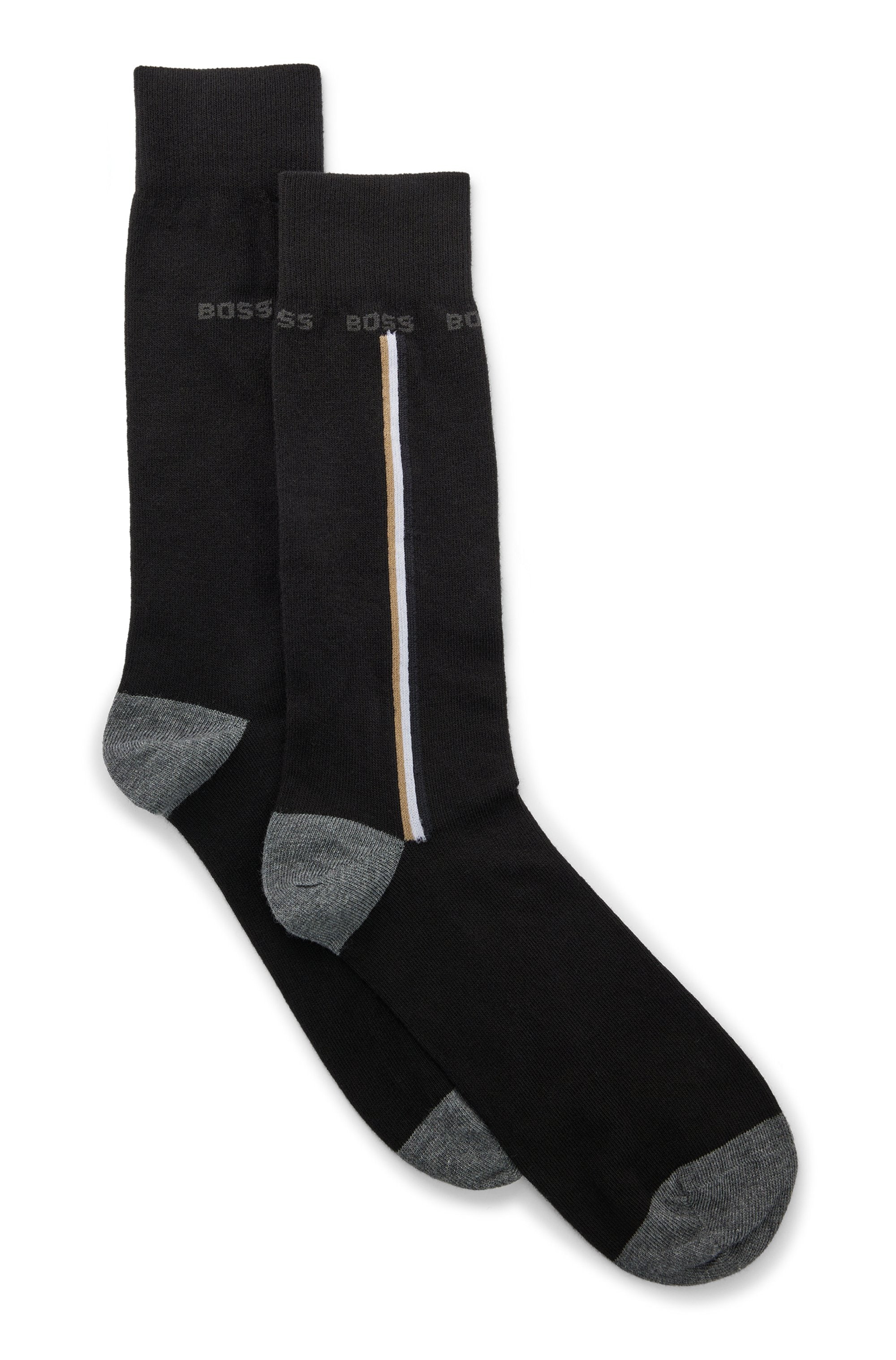 BOSS Businesssocken "2P RS Iconic CC", (2 Paar), Neuheit, Kontraststreifen günstig online kaufen