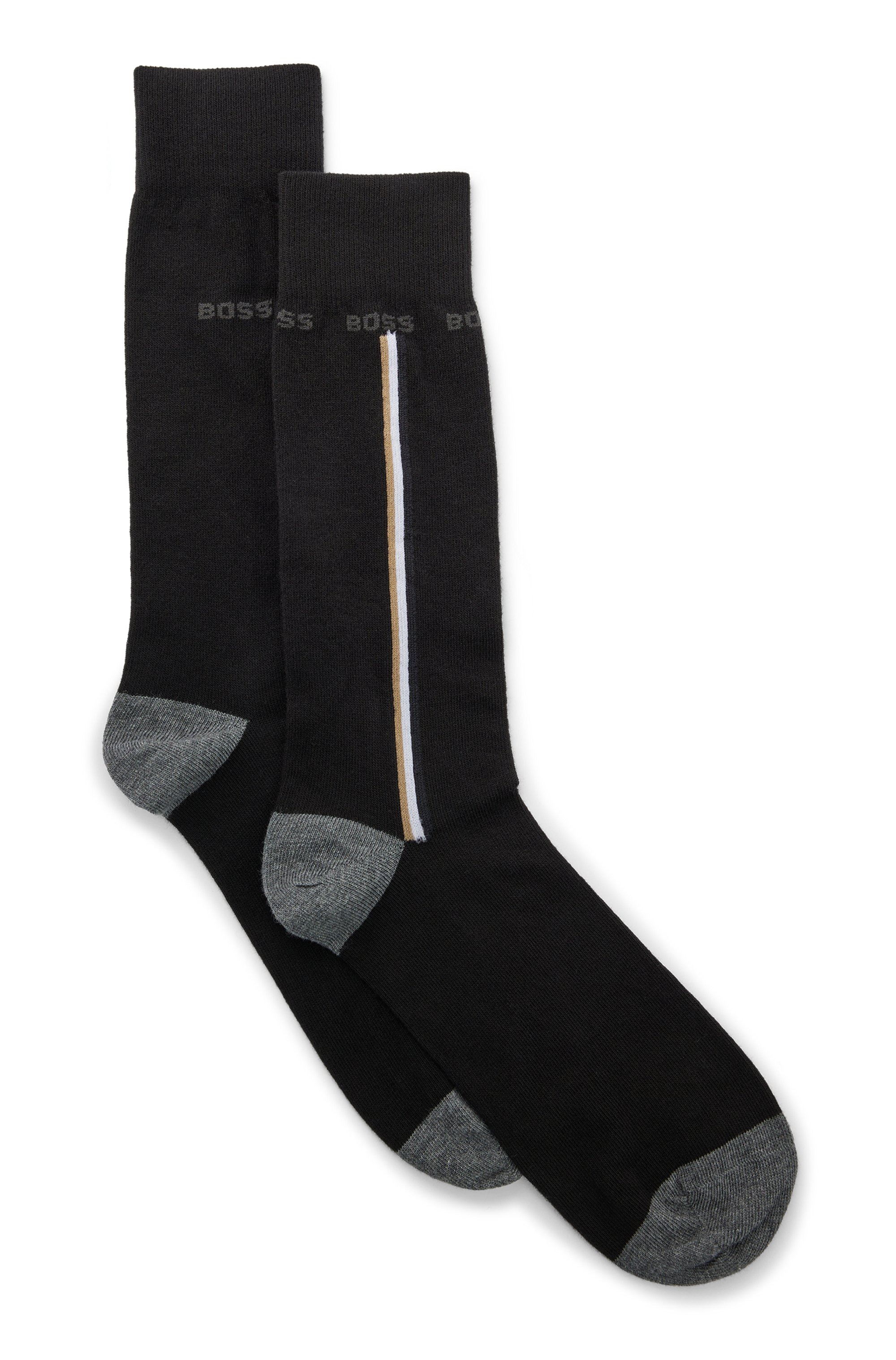 BOSS Businesssocken "2P RS Iconic CC" 2 Paar tlg. mit Kontraststreifen an d günstig online kaufen