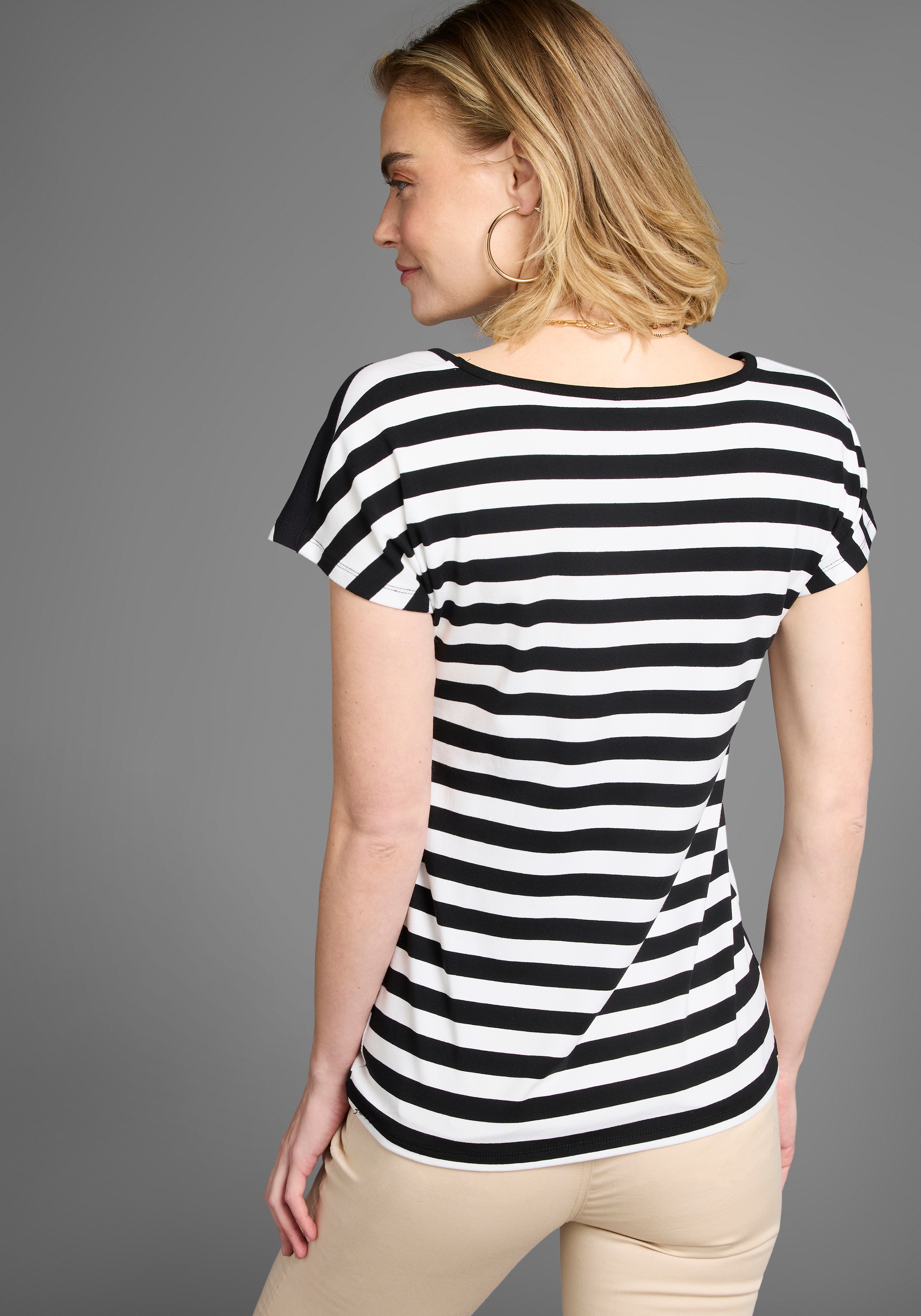 Laura Scott T-Shirt, im Streifen-Mix