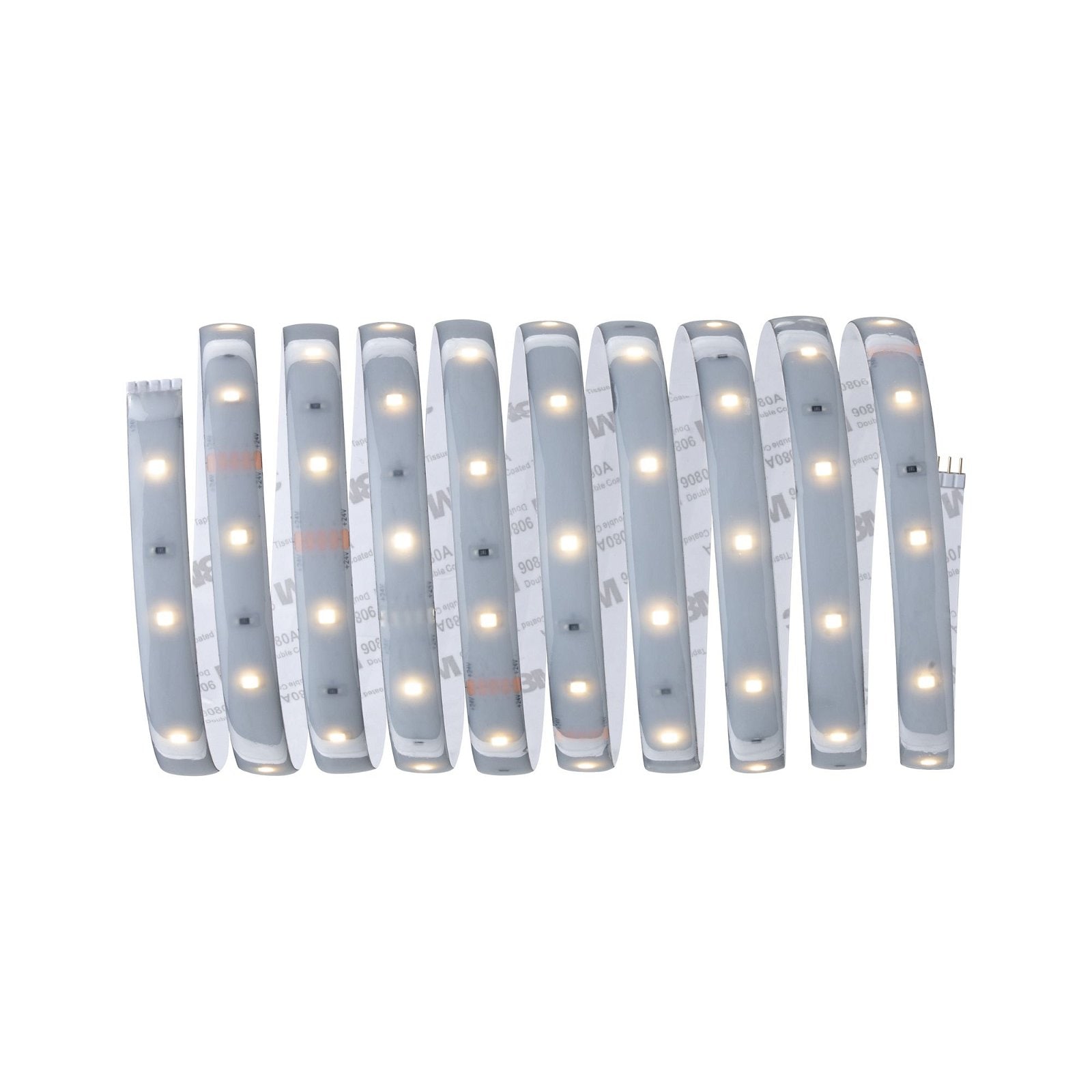 Paulmann LED-Streifen »MaxLED 250 Basisset 3m 2700K 12W 230/24V 24VA Silber Kunststoff« 1 Stk.-flammig IP44 Cover