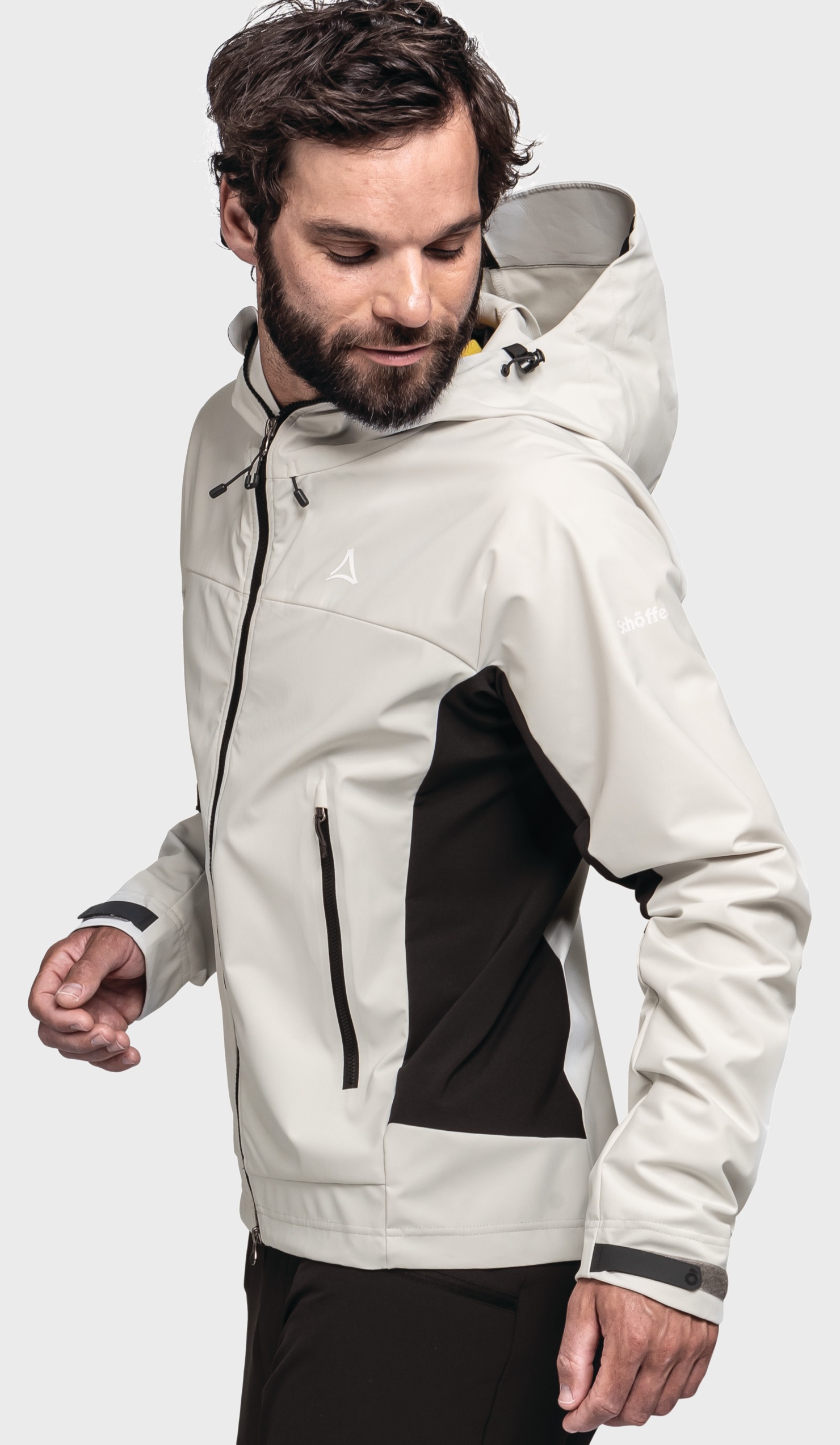 Schöffel Outdoorjacke »Softshell Jk Style Blaueis MNS« mit Kapuze
