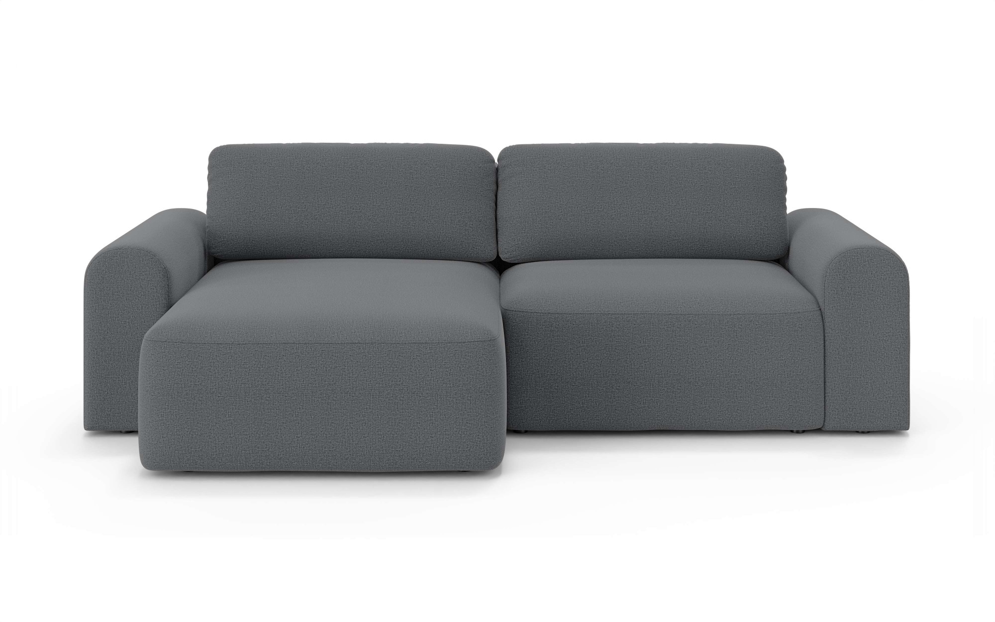 OTTO home Ecksofa »LEOO universell Schlafsofa mit Bettkasten, Maße B/T/H: 272/152/84,5 cm«, L-Form mit Recamiere rechts oder links montierbar, hoher Sitzkomfort