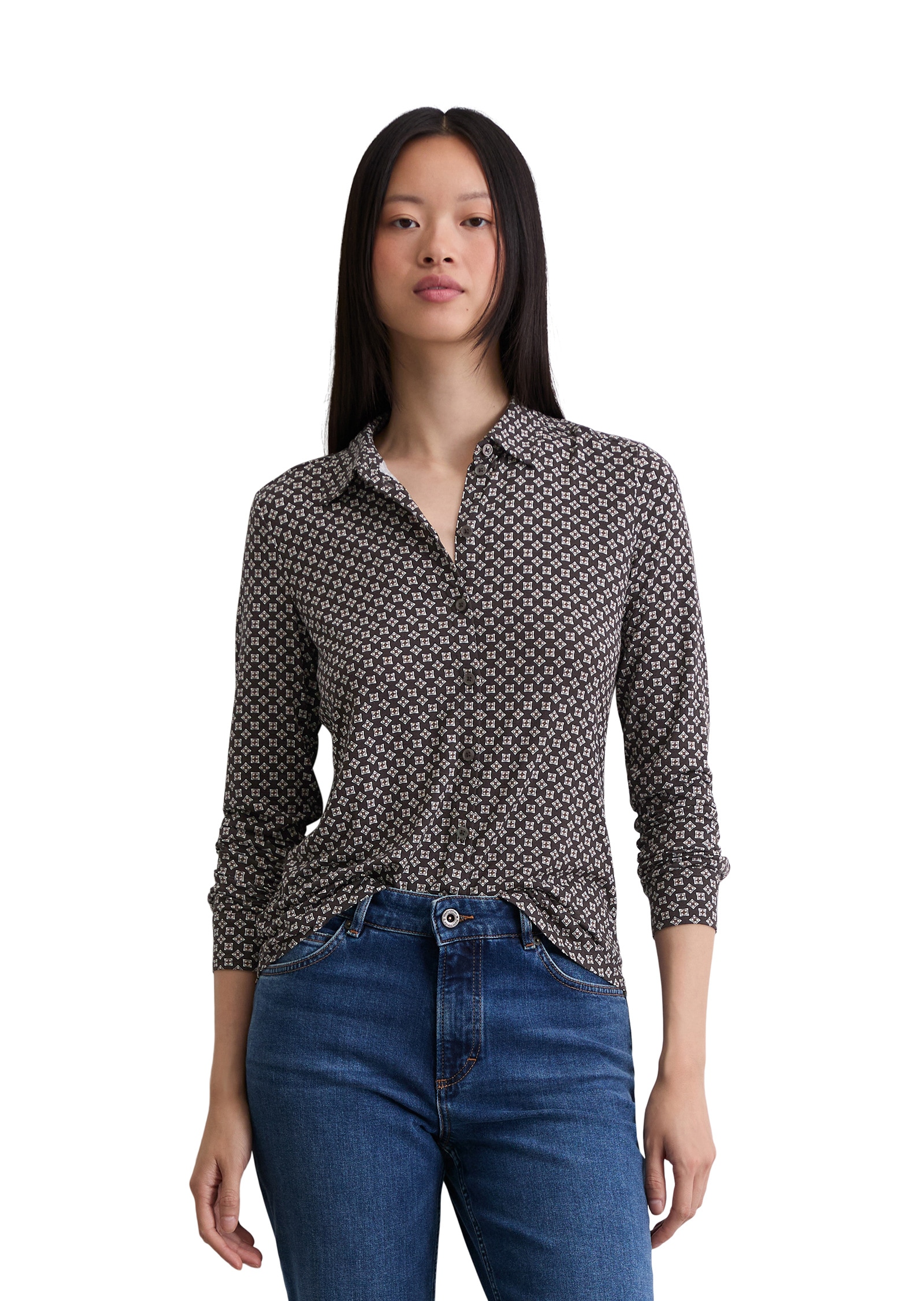 Marc OPolo Blusenshirt "aus LENZING™ ECOVERO™" günstig online kaufen