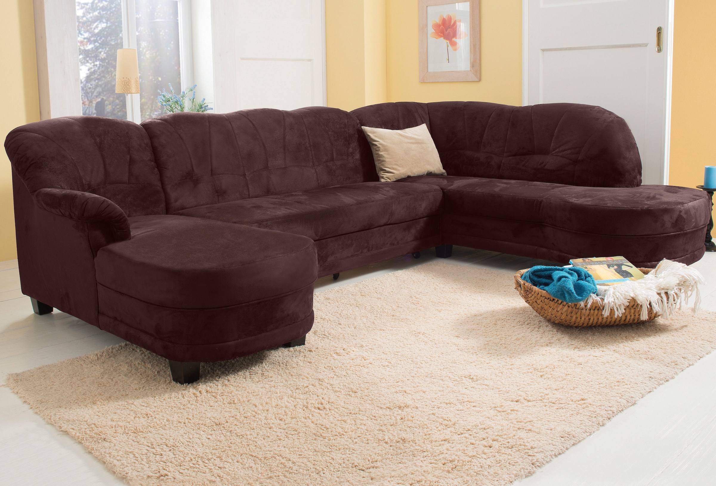 Home affaire Wohnlandschaft "Camelita, viel Platz, bequem und zeitlos, Brei günstig online kaufen