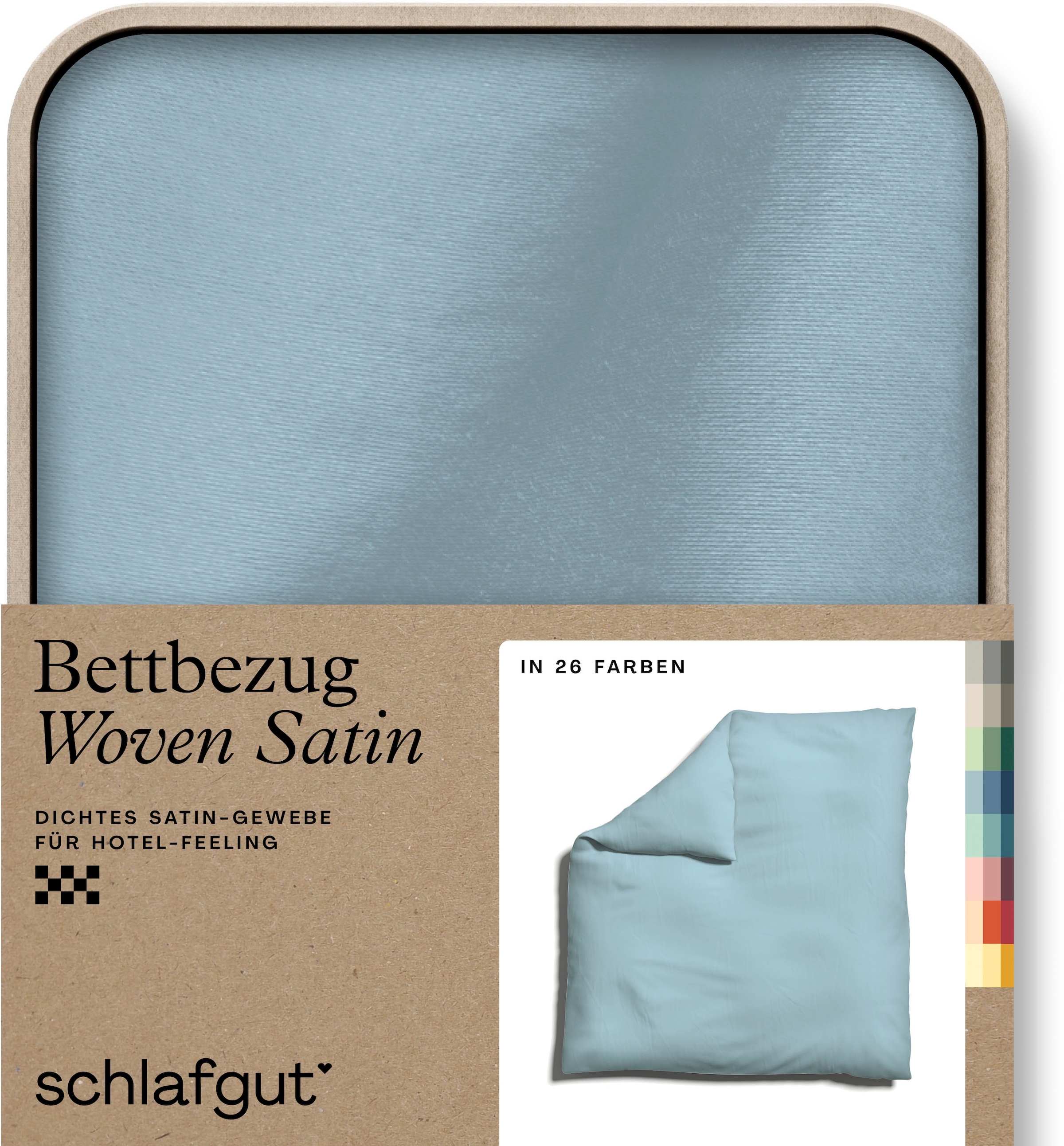 Schlafgut Bettbezug "Woven Satin" besonders dicht gewebt, Mix & Match: pass günstig online kaufen