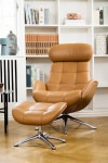 FLEXLUX Fußhocker "Chester, Beinauflage, Entspannung, Hoher Komfort, Ergono günstig online kaufen