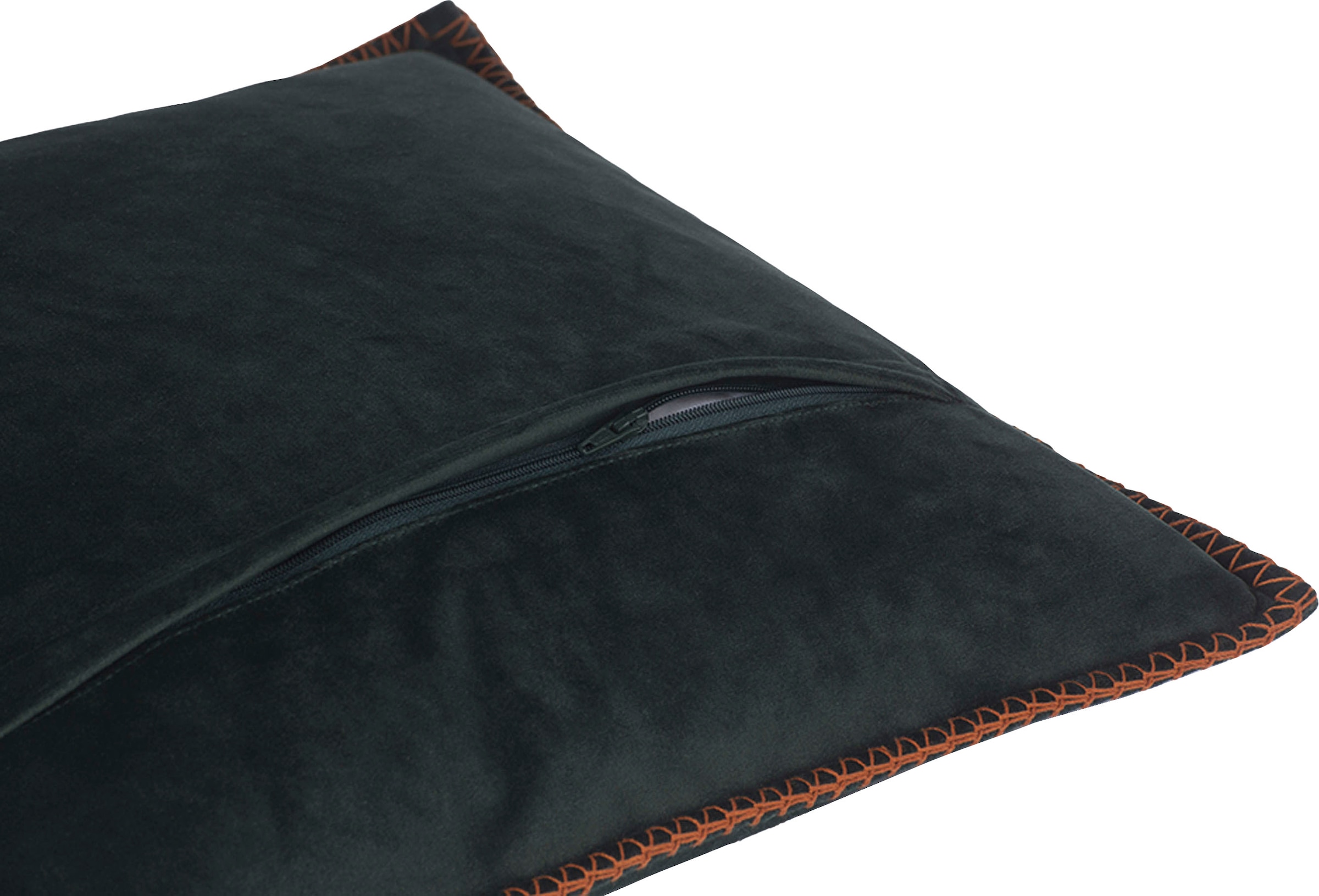 TOM TAILOR HOME Dekokissen »Felt«, mit kontrastfarbiger Kettelung, Kissenhülle ohne Füllung, 1 Stück