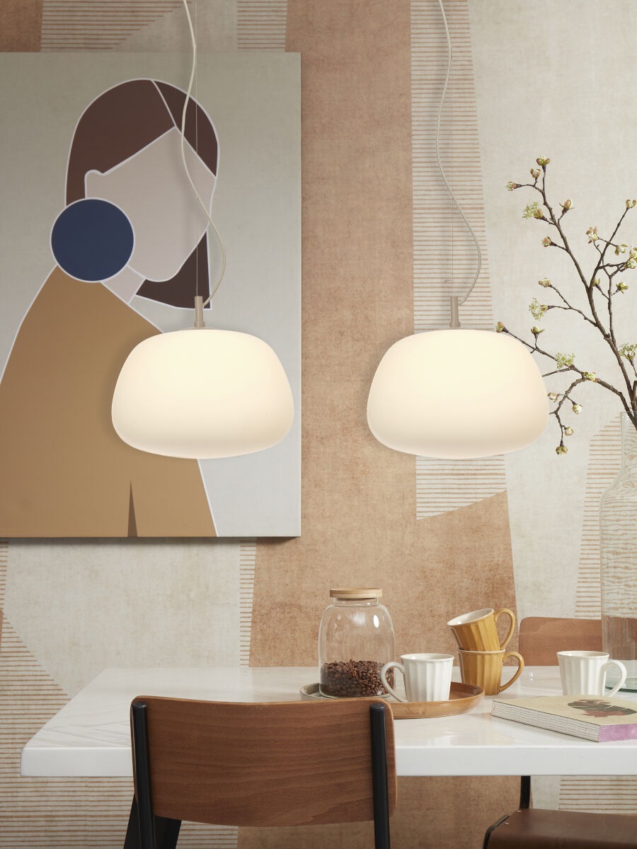 it's About RoMi Hängeleuchte »SAPPORO«, 1 flammig, Leuchtmittel E27 | LED wechselbar, Milchglass