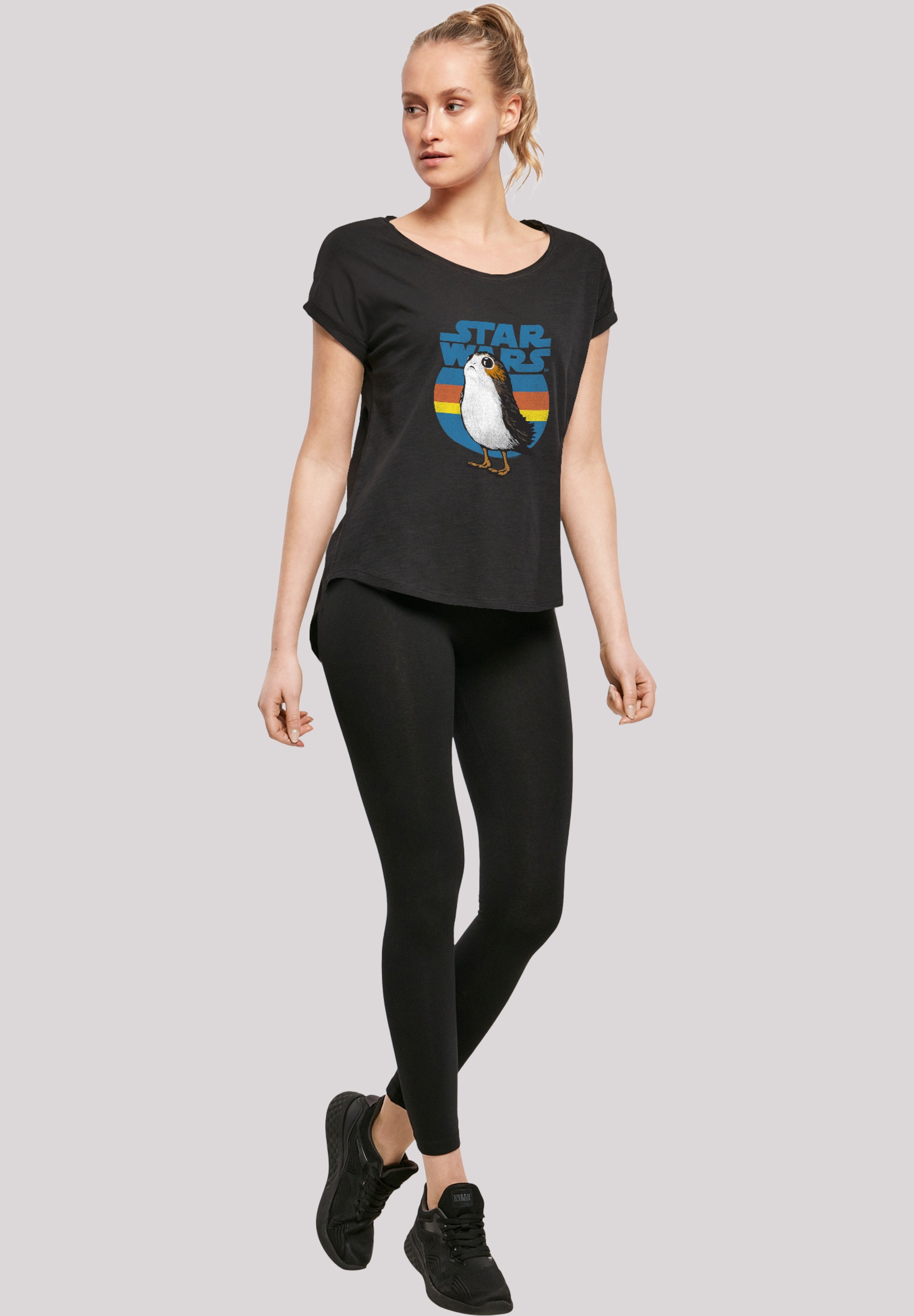 F4NT4STIC T-Shirt »'Star Wars Last Jedi Porg'«, Print