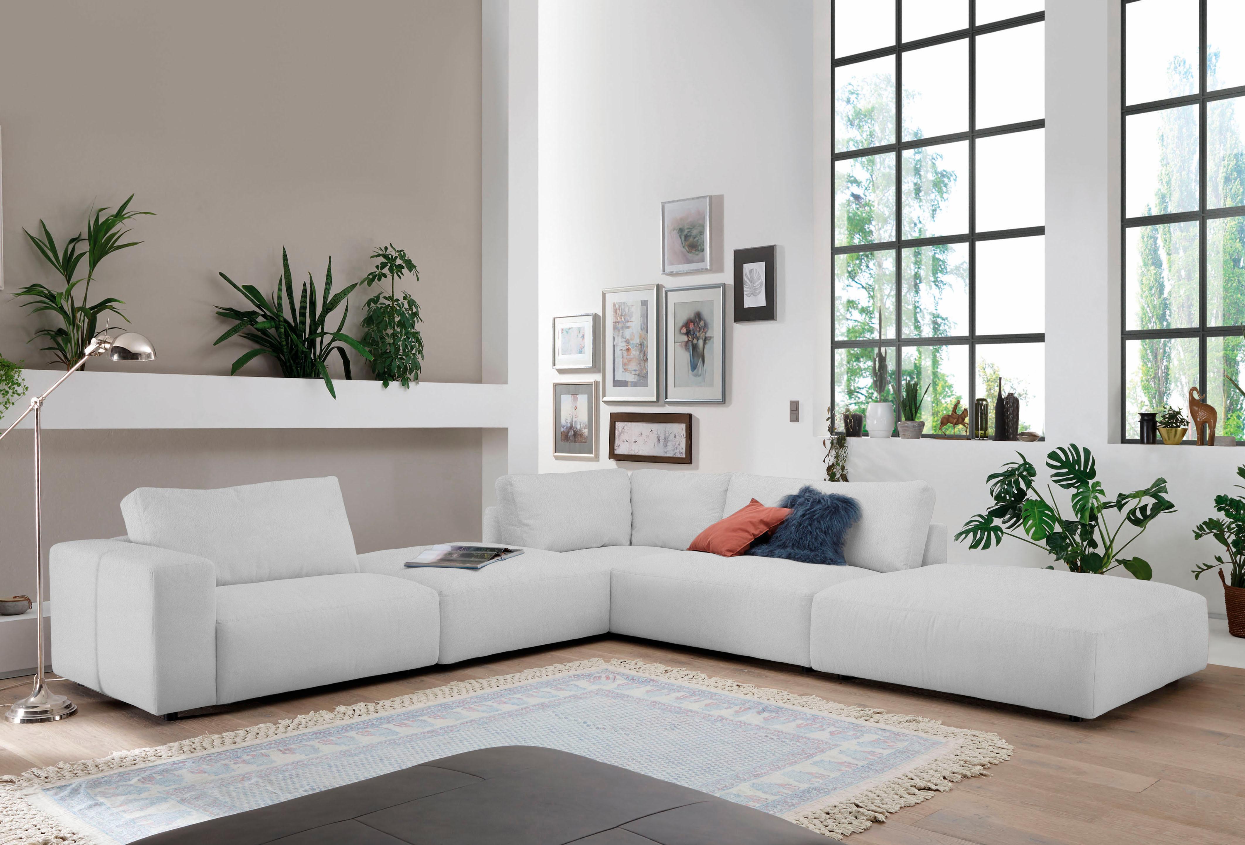 Musterring Ecksofa "LUCIA L-Form" in vielen Qualitäten und 4 verschieden Nähten