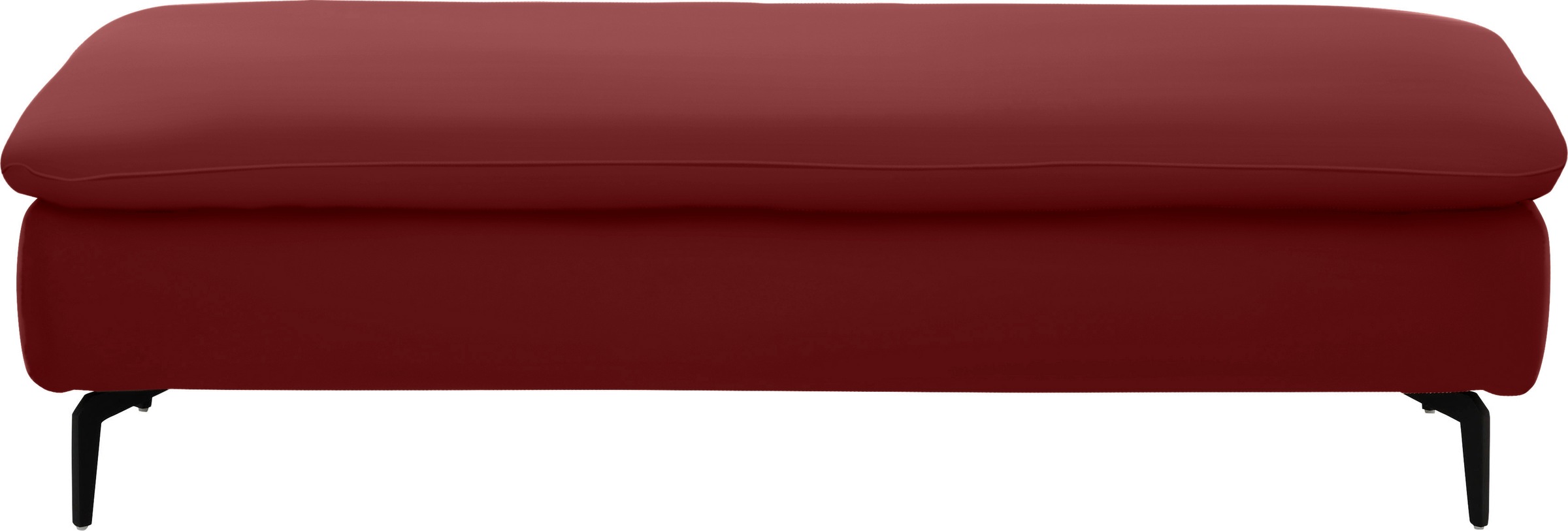 W.SCHILLIG Ecksofa »valentinoo, Designsofa, bequem, elegant und zeitlos, L-Form«, (Set), inklusive Hocker, mit Sitztiefenverstellung, Breite 299 cm