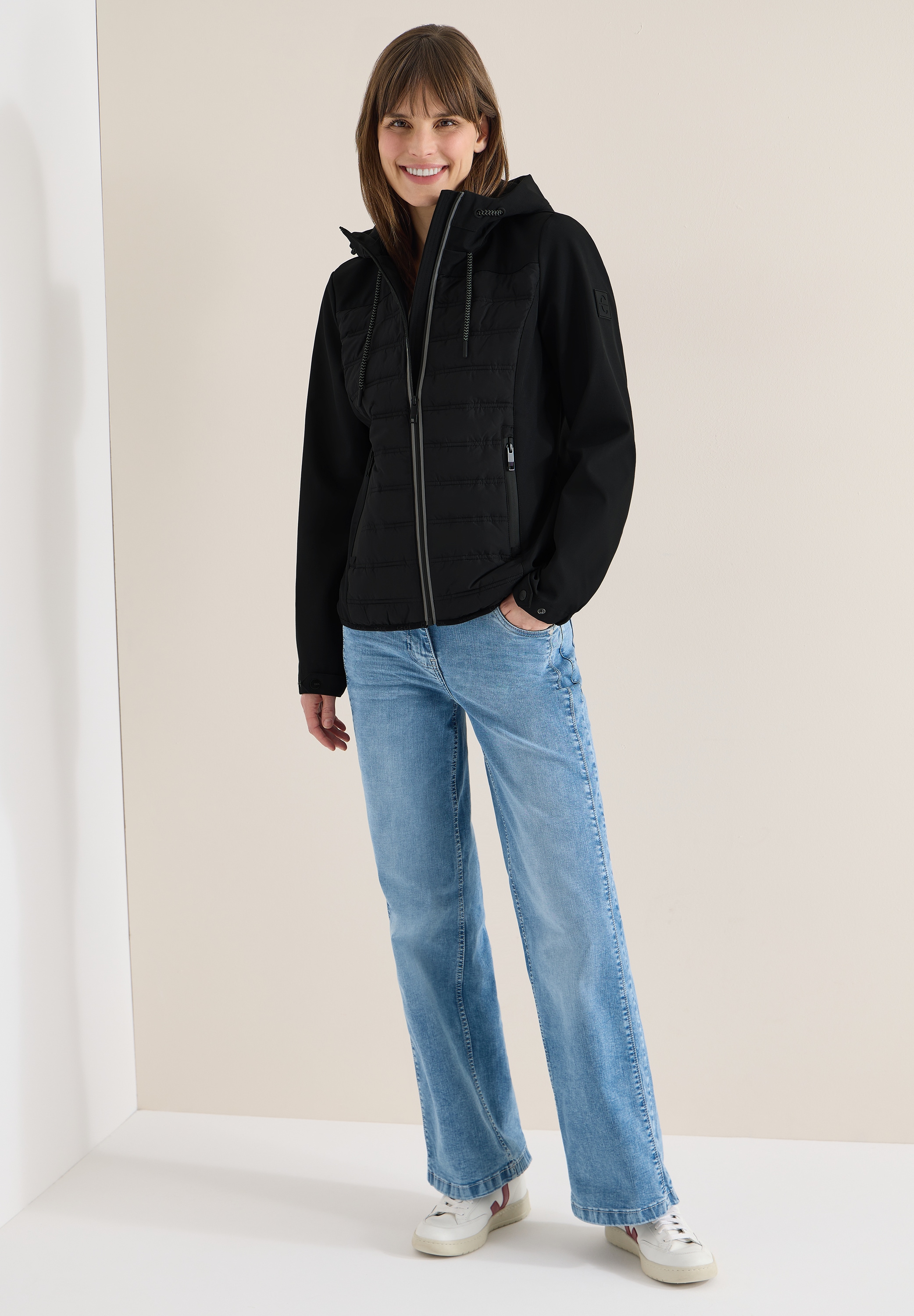 Cecil Softshelljacke mit Kapuze super soft