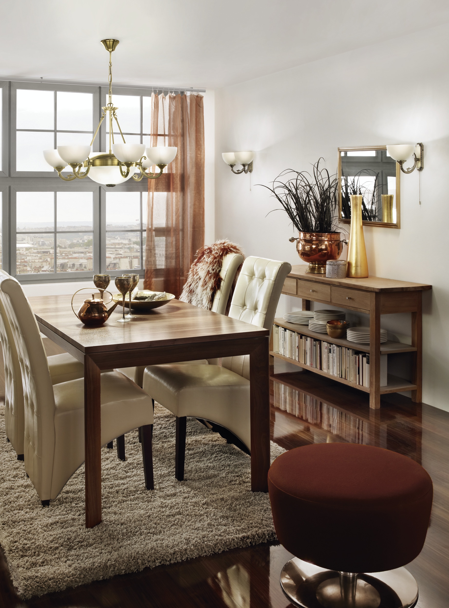 EGLO Hängeleuchte »SAVOY Pendellampe - Metallguss - E14;E27 - 6X40W;2X60W - IP20« E14 | E27 1 Stk. Hängelampe, Deckenlampe, Wohnzimmer, Esszimmer, H110 x Ø74 cm
